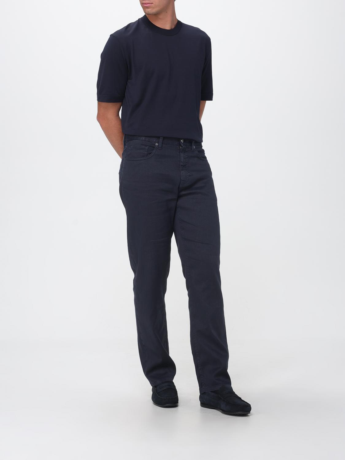 Zegna T-Shirt Men Navy ZEGNA