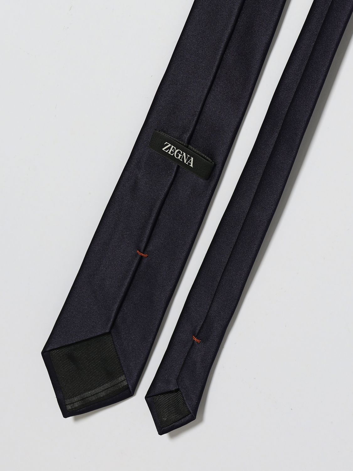 Zegna Tie Men Navy ZEGNA
