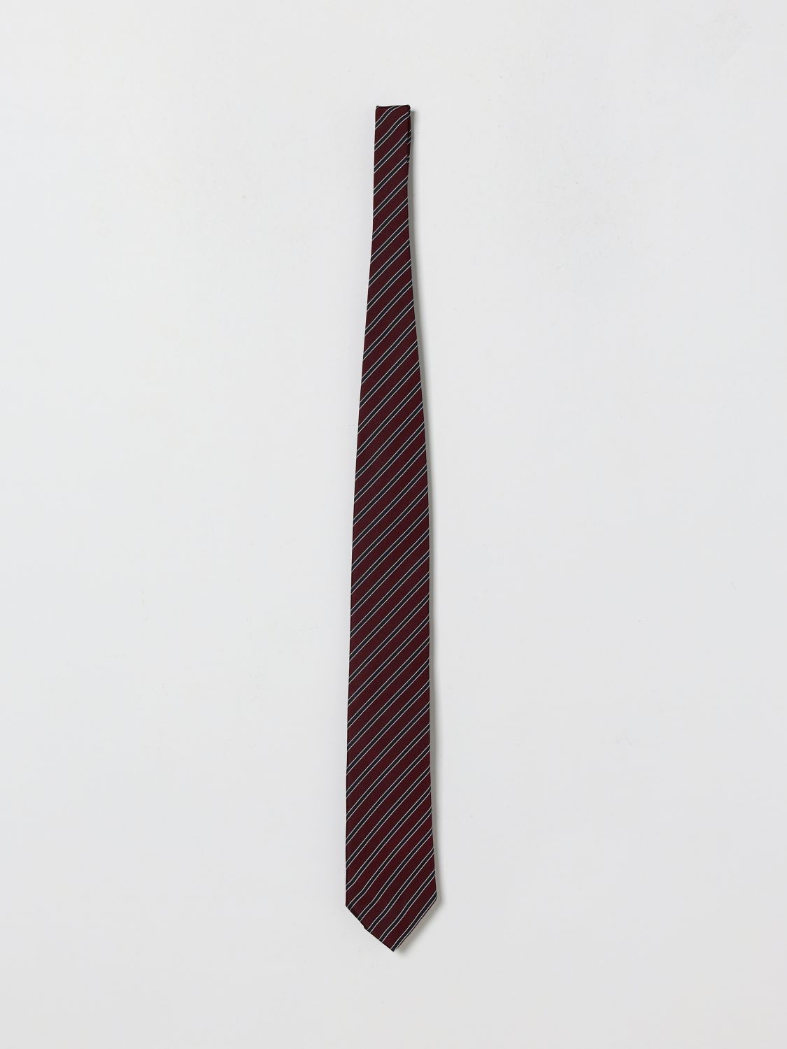 Zegna Tie Men Burgundy ZEGNA