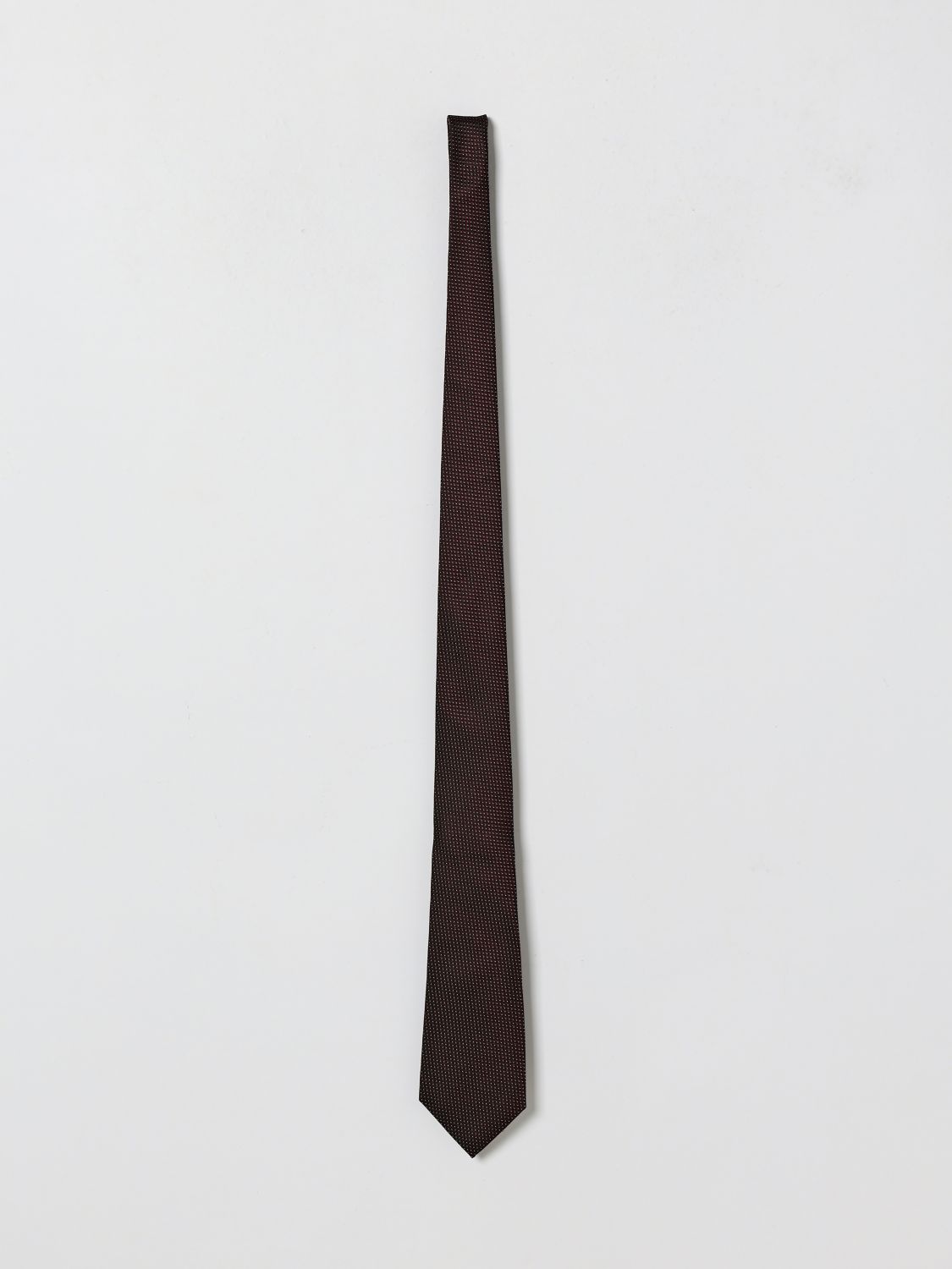 Zegna Tie Men Burgundy ZEGNA
