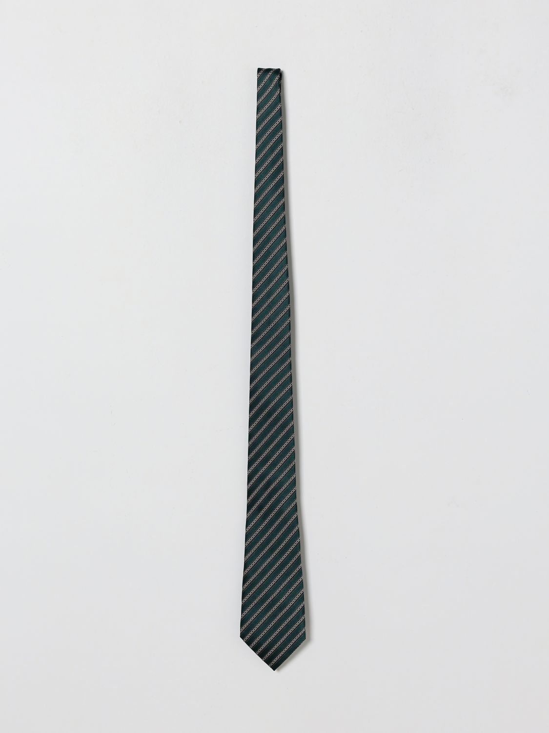 Zegna Tie Men Green ZEGNA