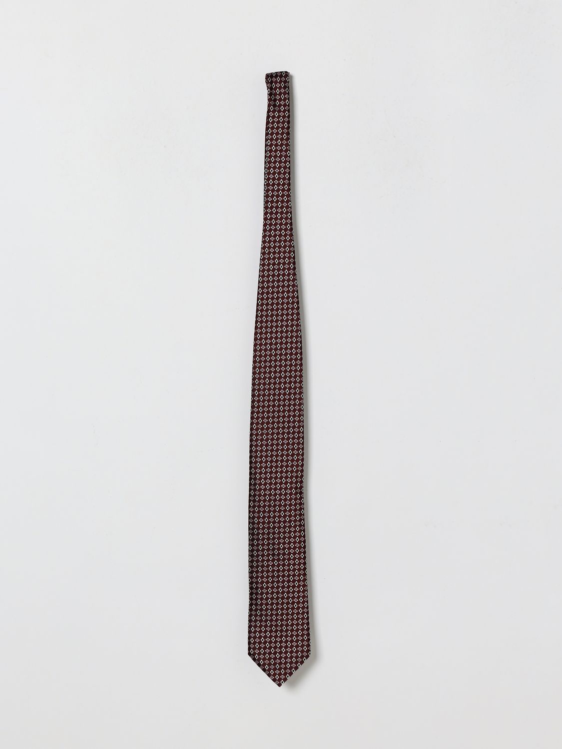 Zegna Tie Men Burgundy ZEGNA