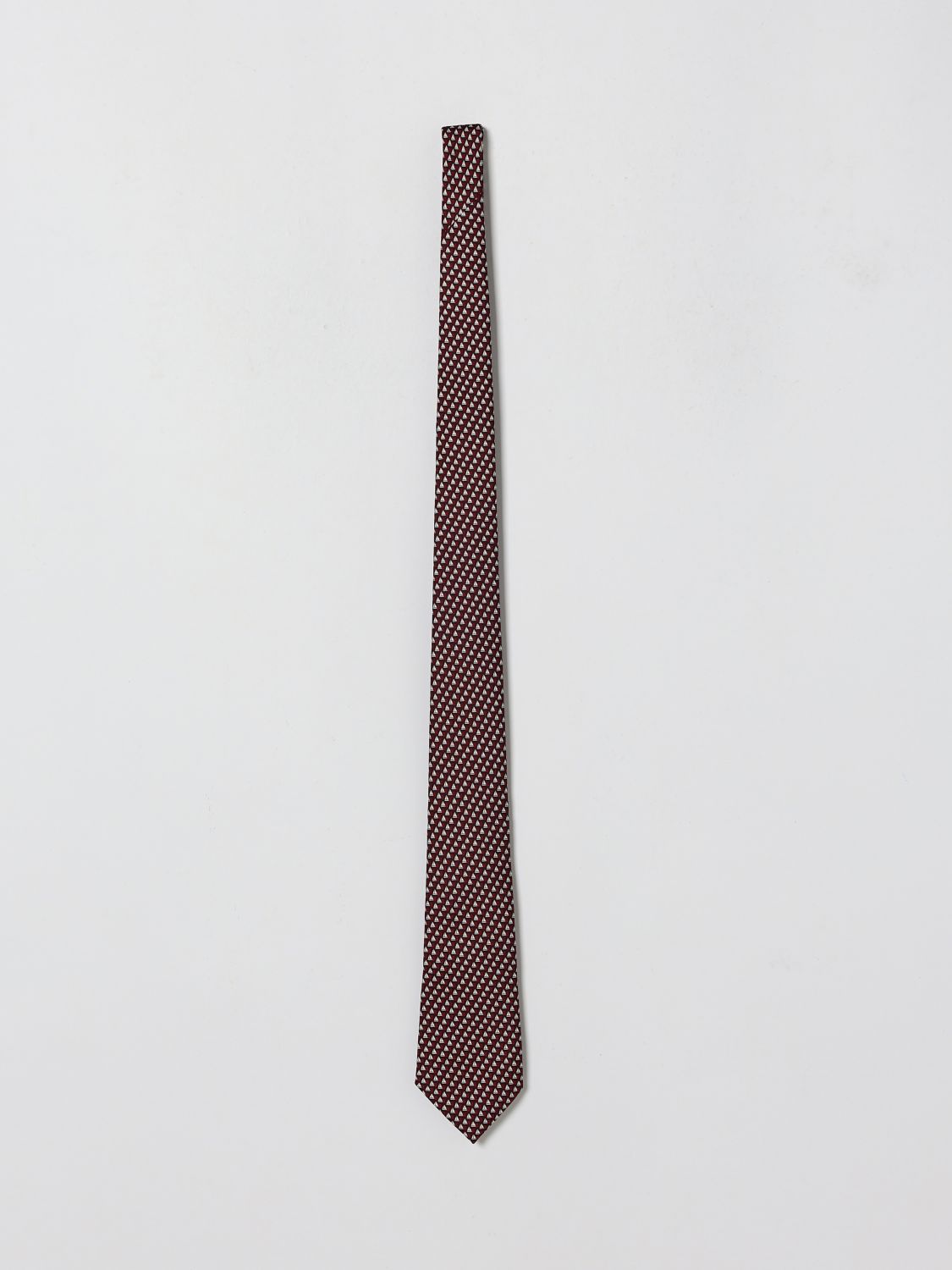 Zegna Tie Men Burgundy ZEGNA