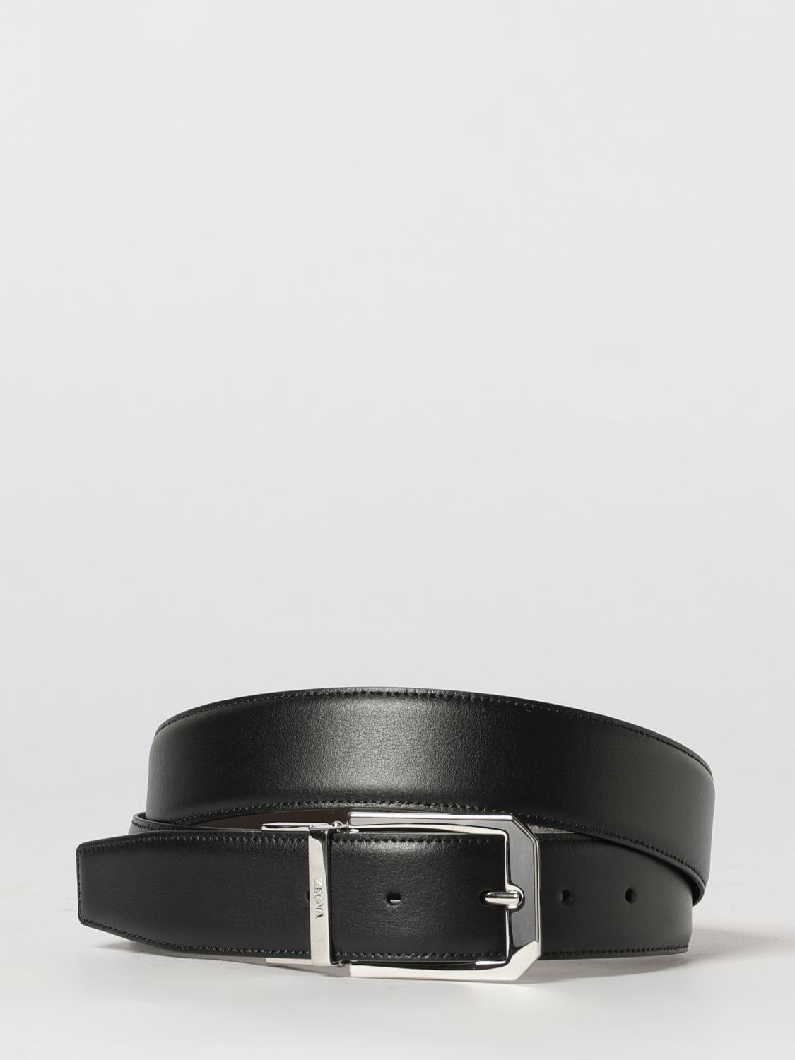 Zegna Belt Men Black ZEGNA
