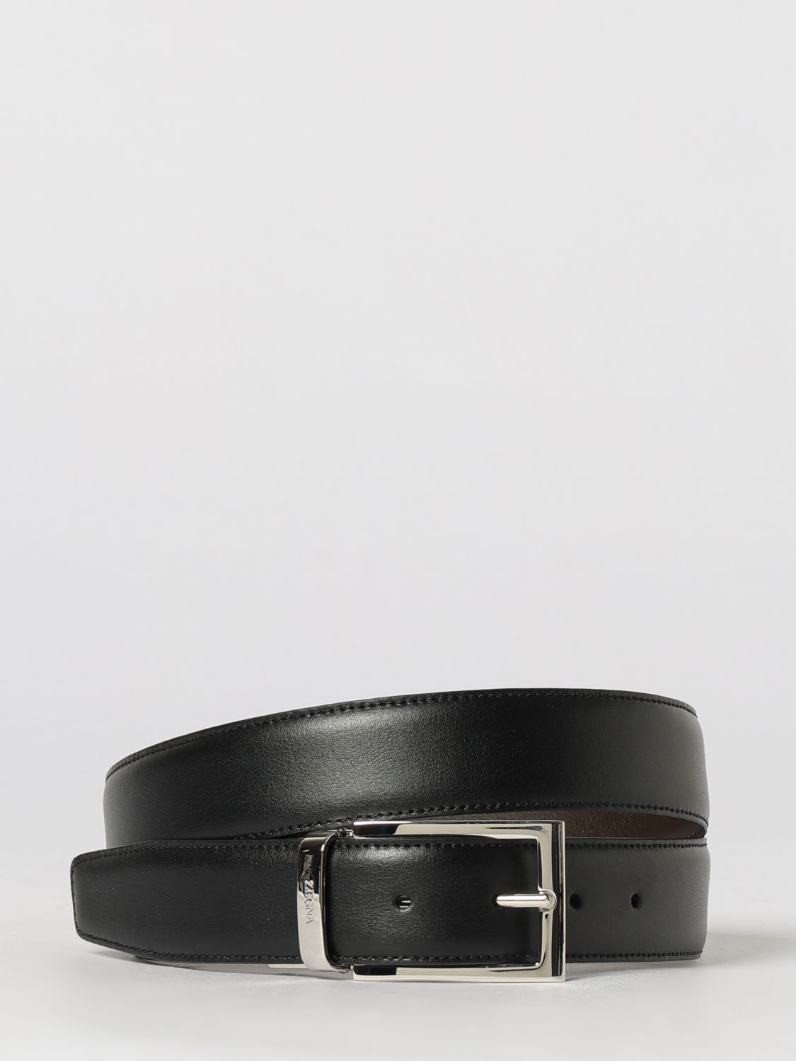Zegna Belt Men Black ZEGNA