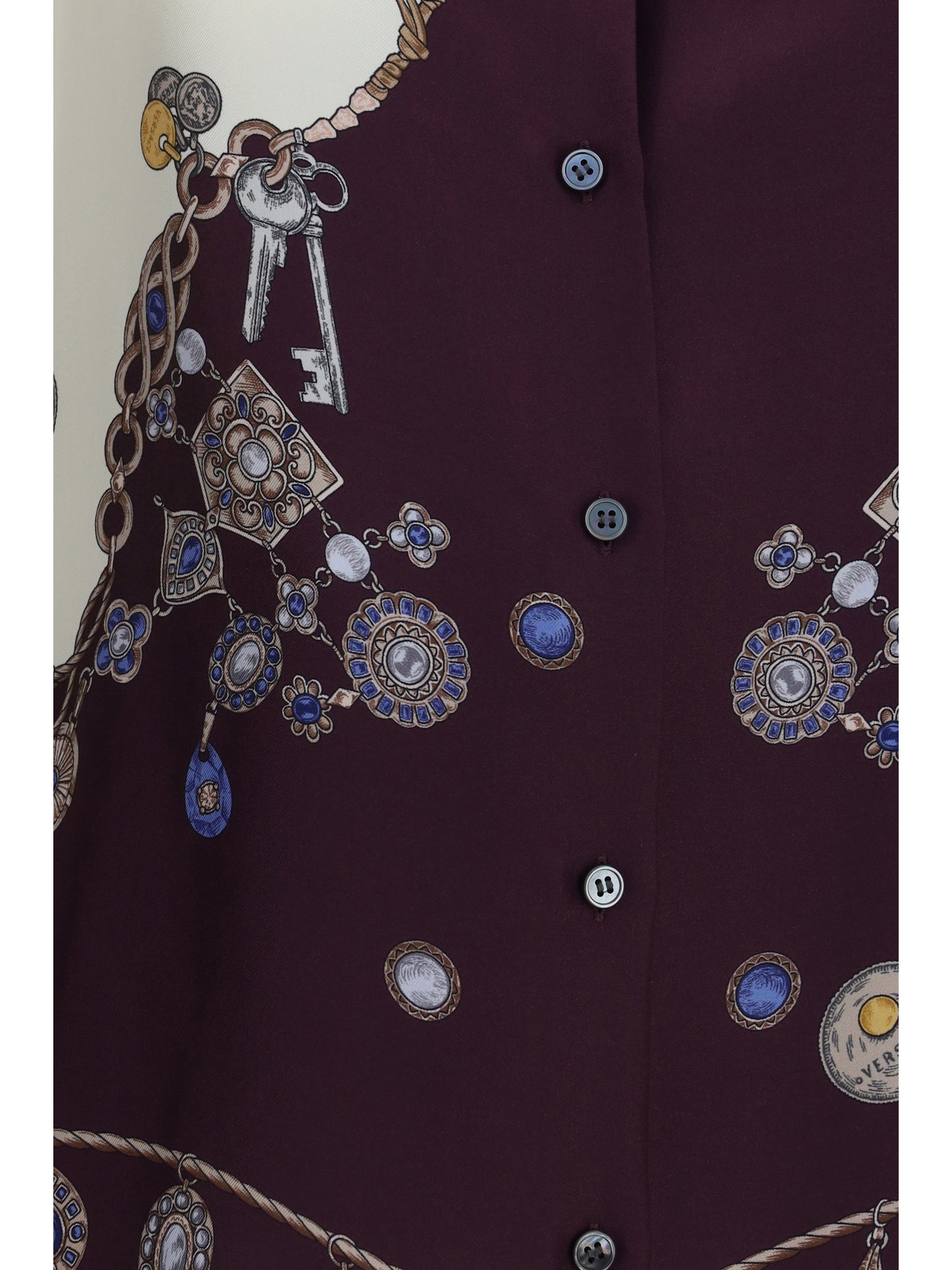 Versace Women Printed Silk Shirt VERSACE