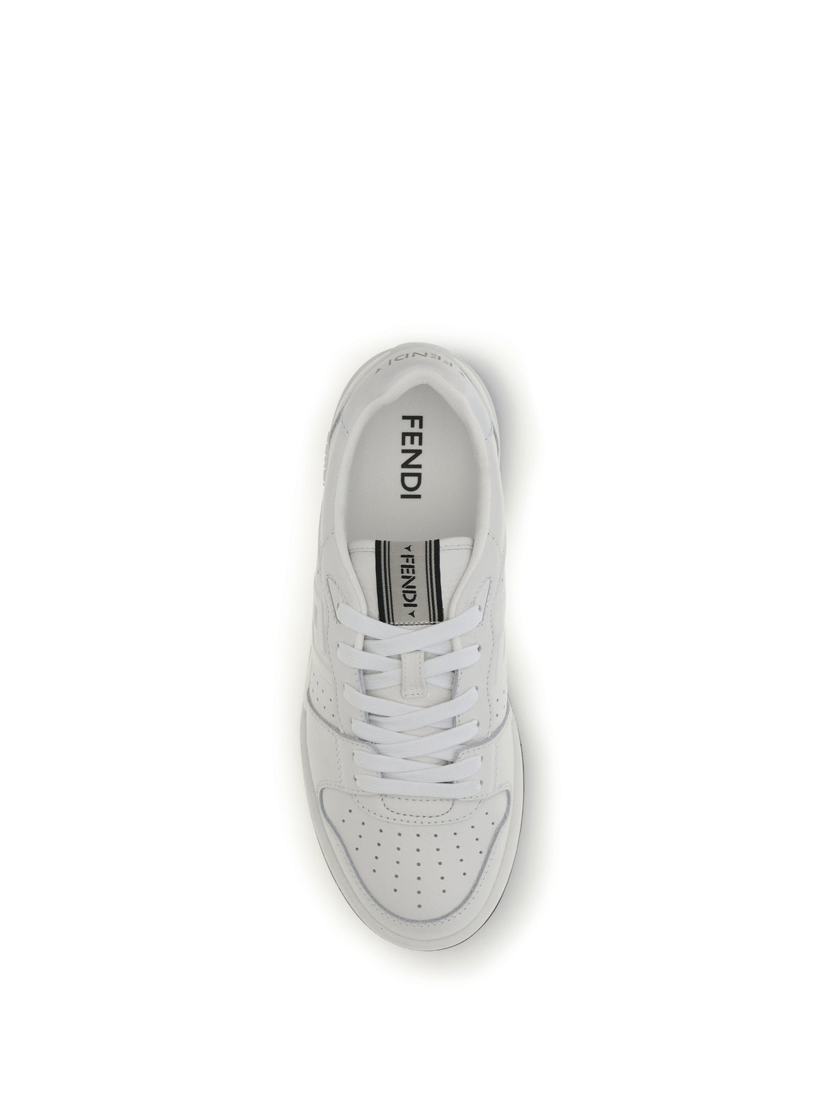 Fendi Men Match Leather Sneakers FENDI