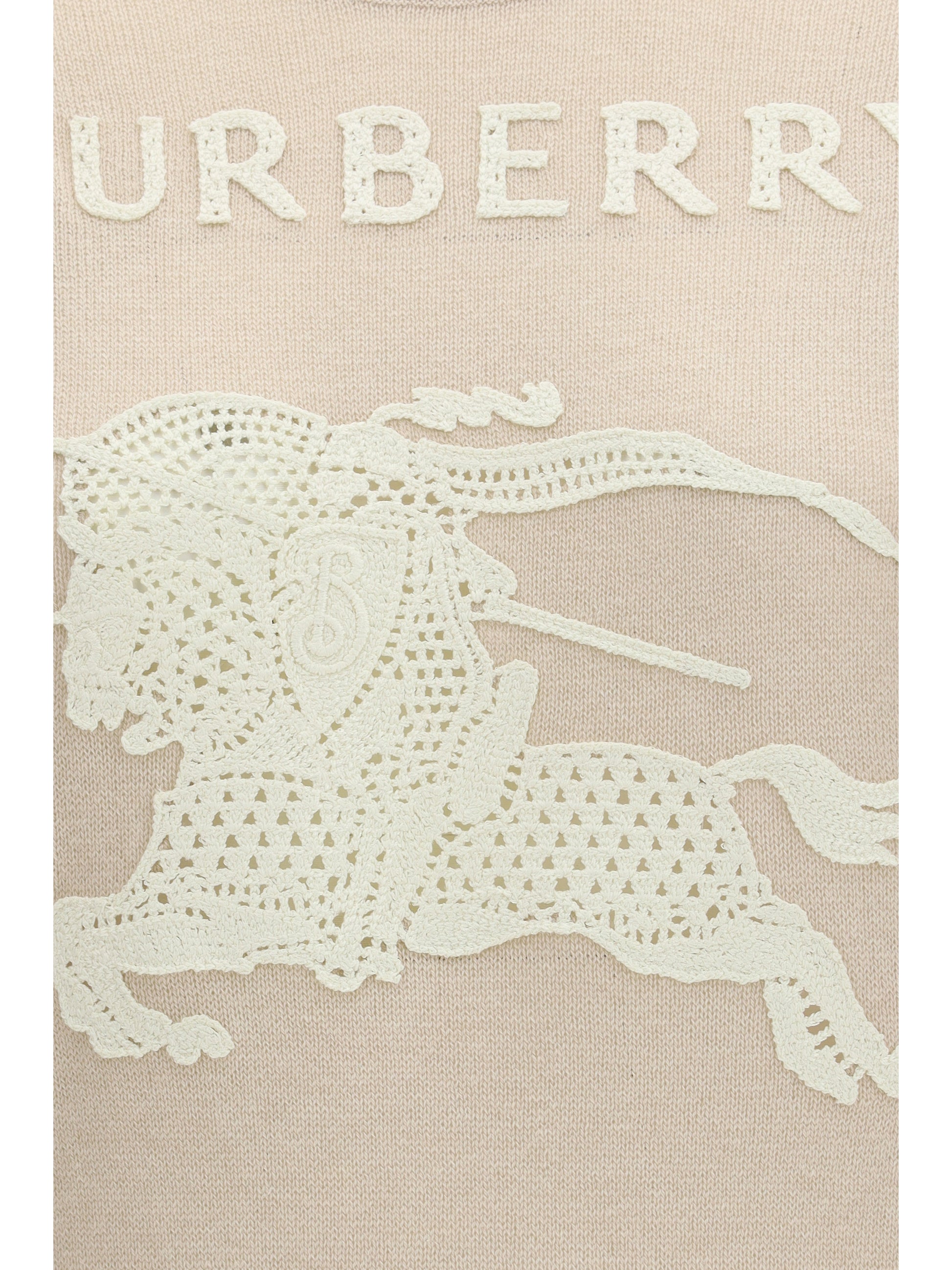 Burberry Women Ekd Cotton-Wool Sweater BURBERRY