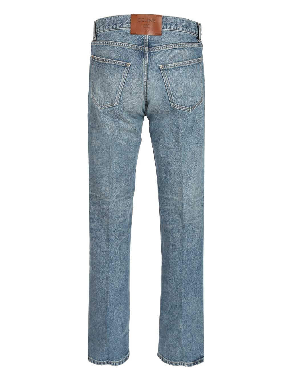 Celine Men 001 Boyfriend Jeans In Cotton Denim CELINE