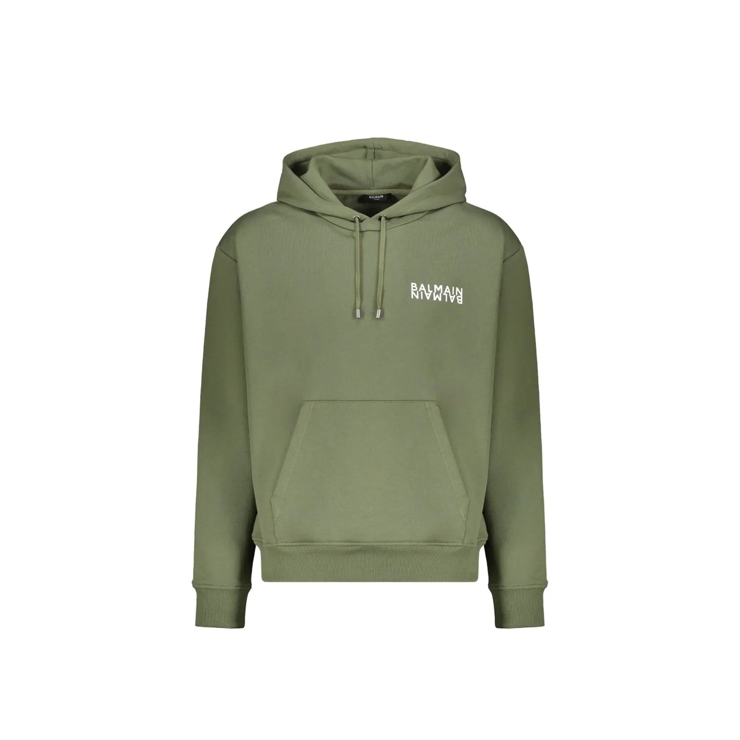 Balmain Logo Motif Hoodie Men BALMAIN