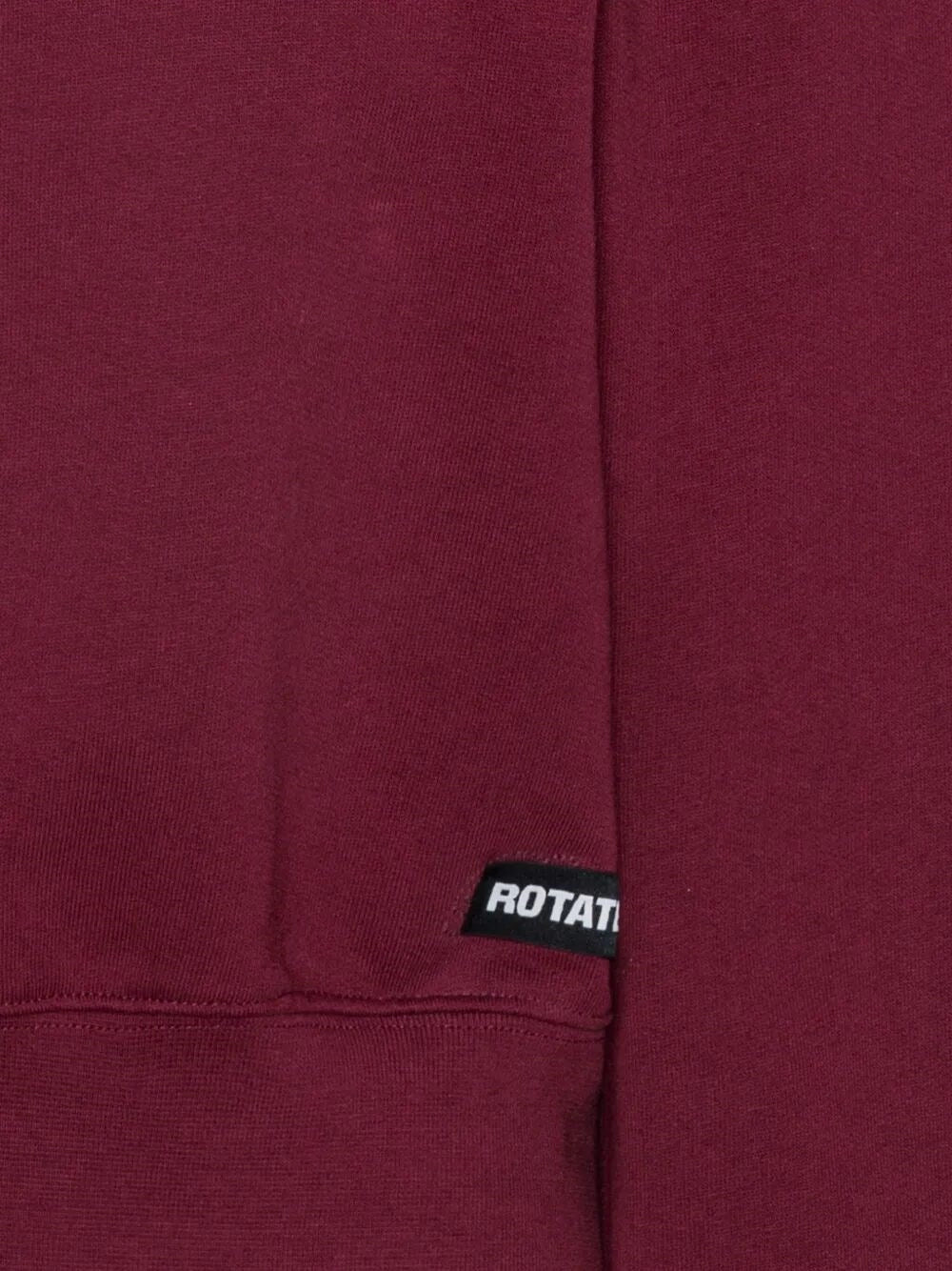 Rotate Women Terry Back Cropped Hoodie