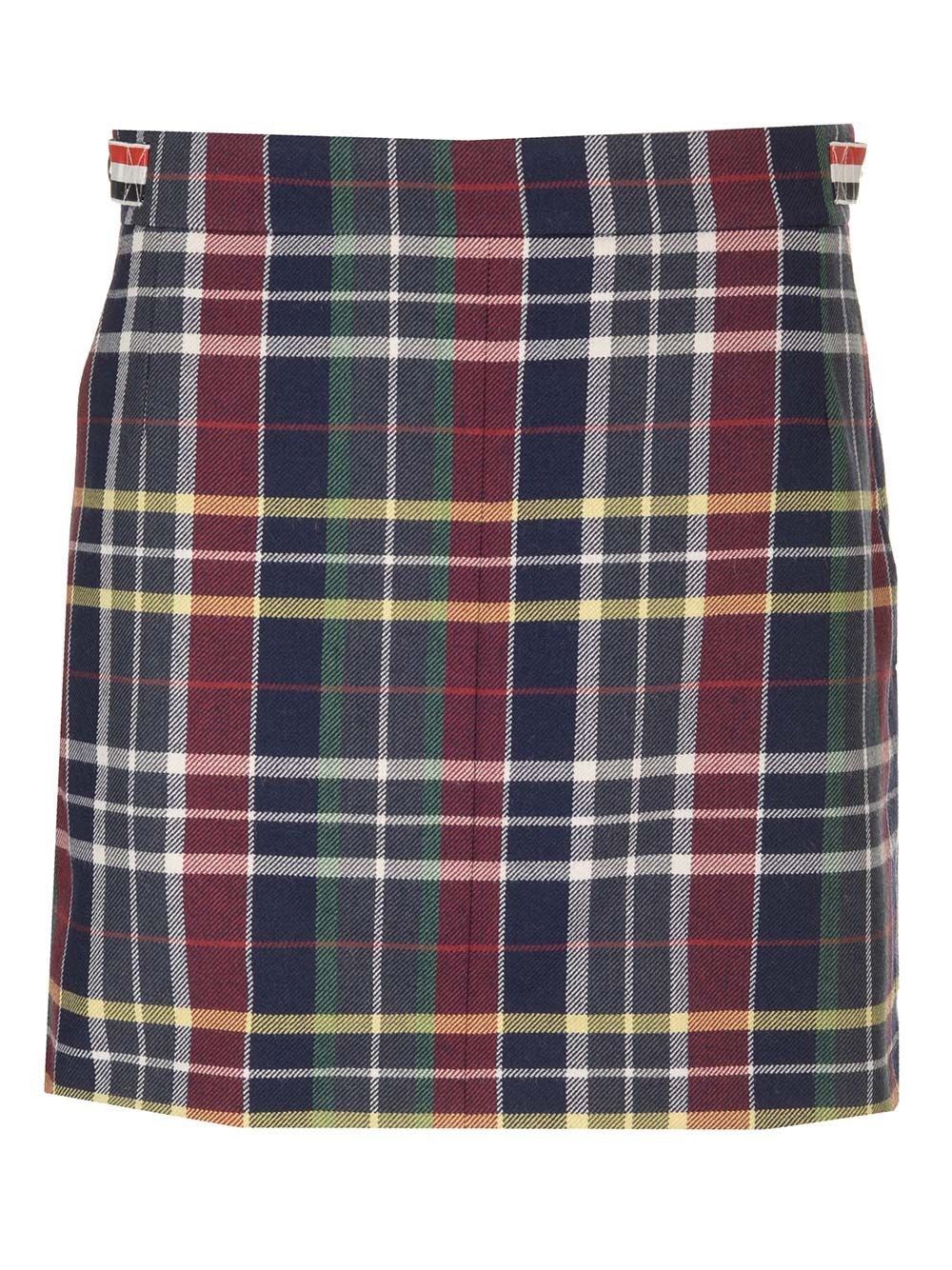 Thom Browne Women Tartan Mini Skirt THOM BROWNE