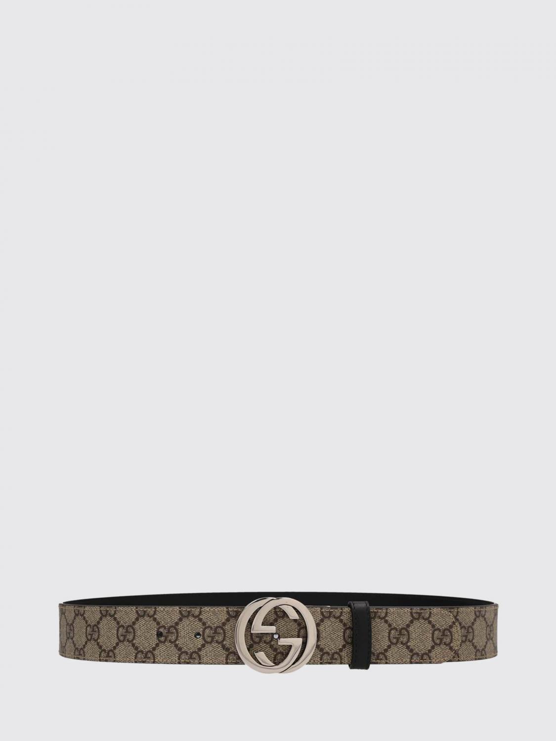Gucci Belt Men Beige GUCCI
