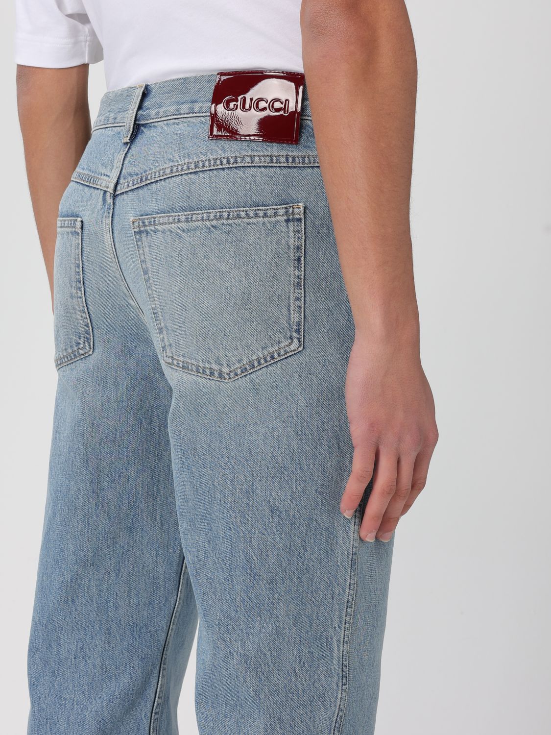 Gucci Jeans Men Stone Washed GUCCI