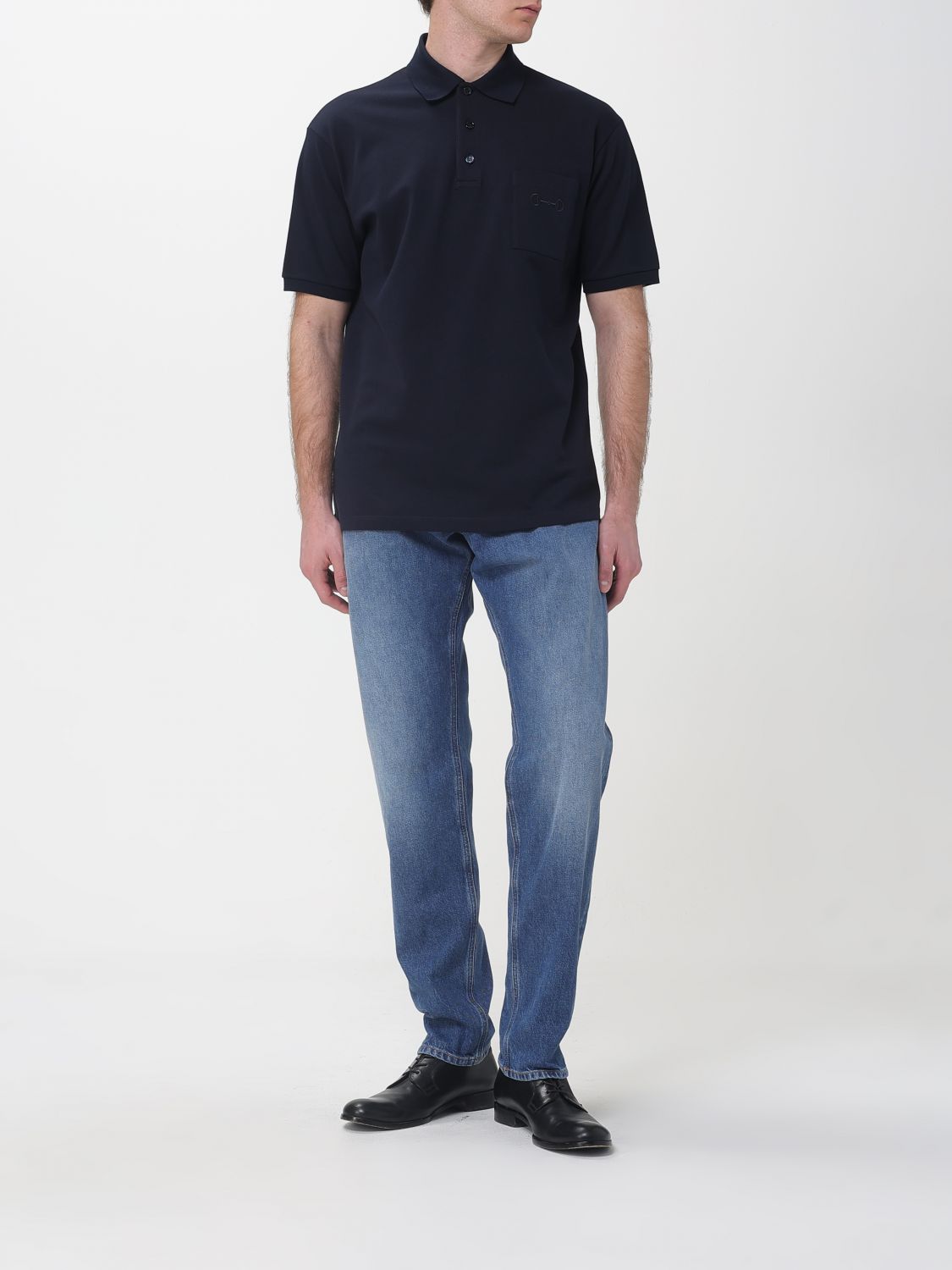 Gucci Polo Shirt Men Blue GUCCI
