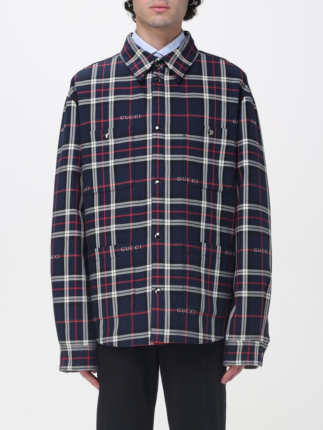 Gucci Jacket Men Blue GUCCI