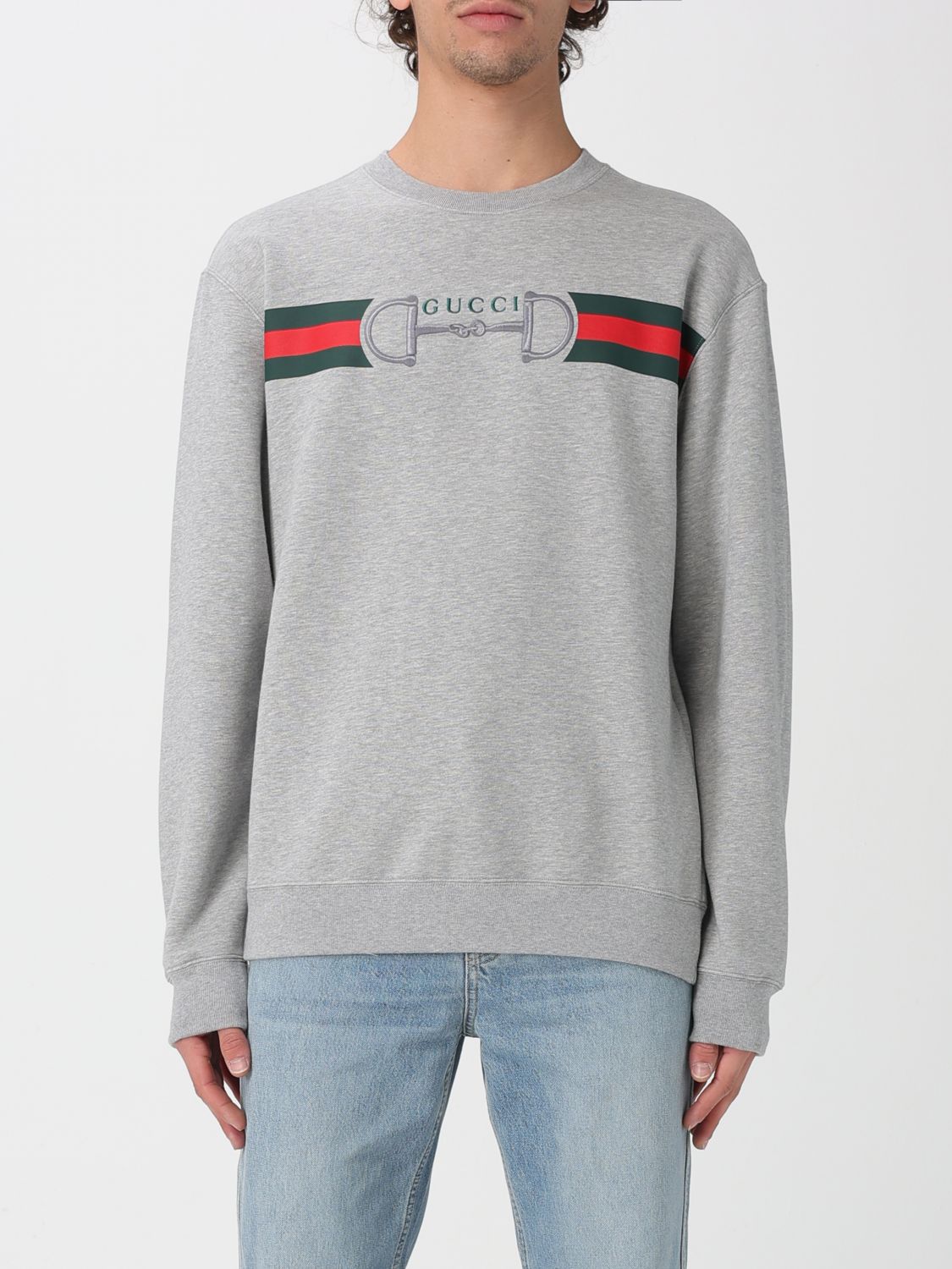 Gucci Sweatshirt Men Grey GUCCI