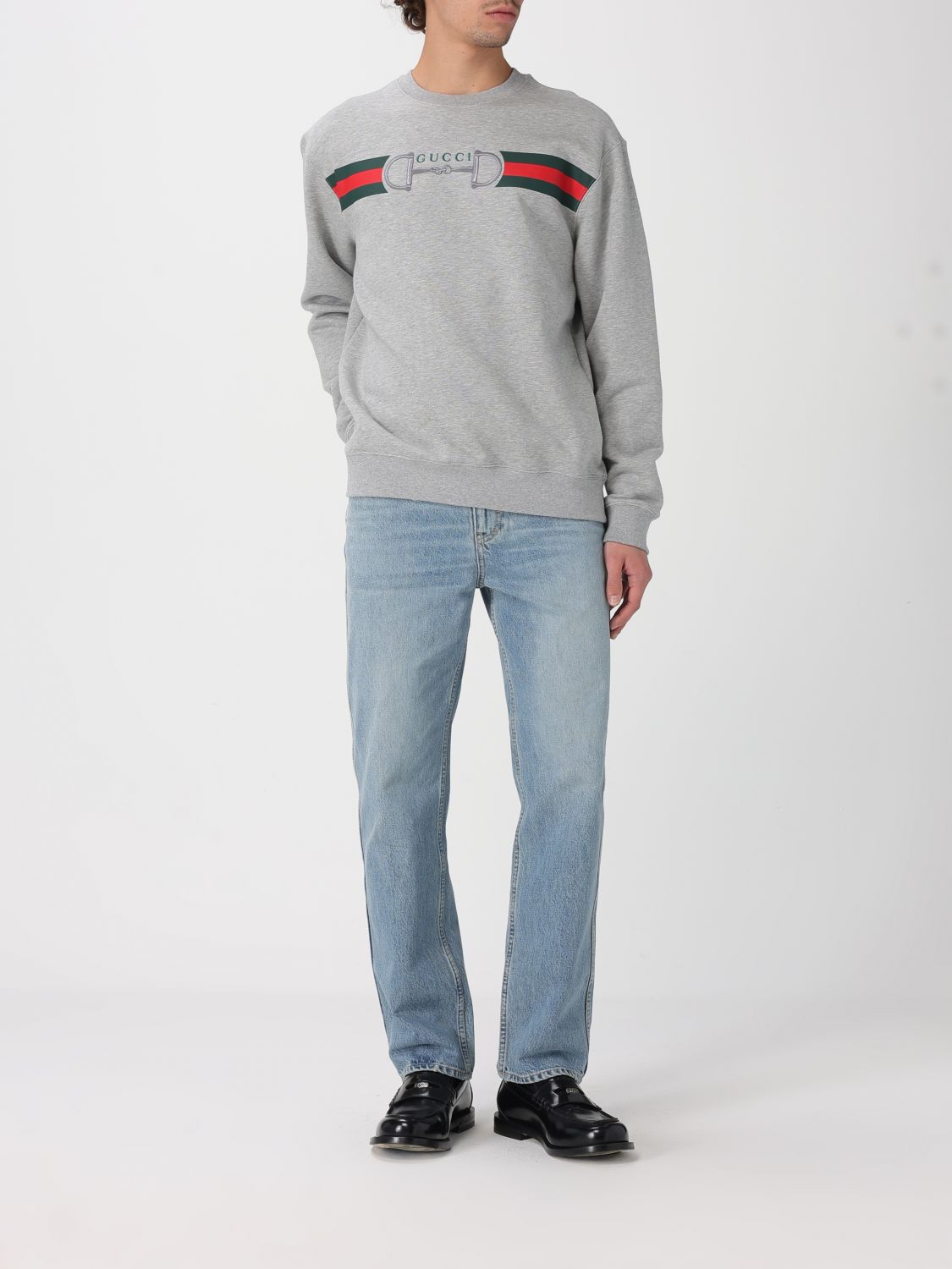 Gucci Sweatshirt Men Grey GUCCI