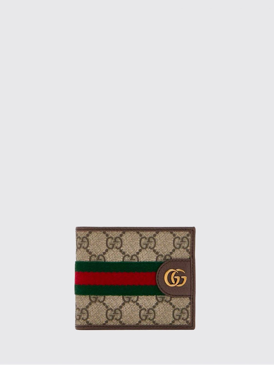 Gucci Men Ophidia Gg Supreme Fabric Wallet Gucci GUCCI