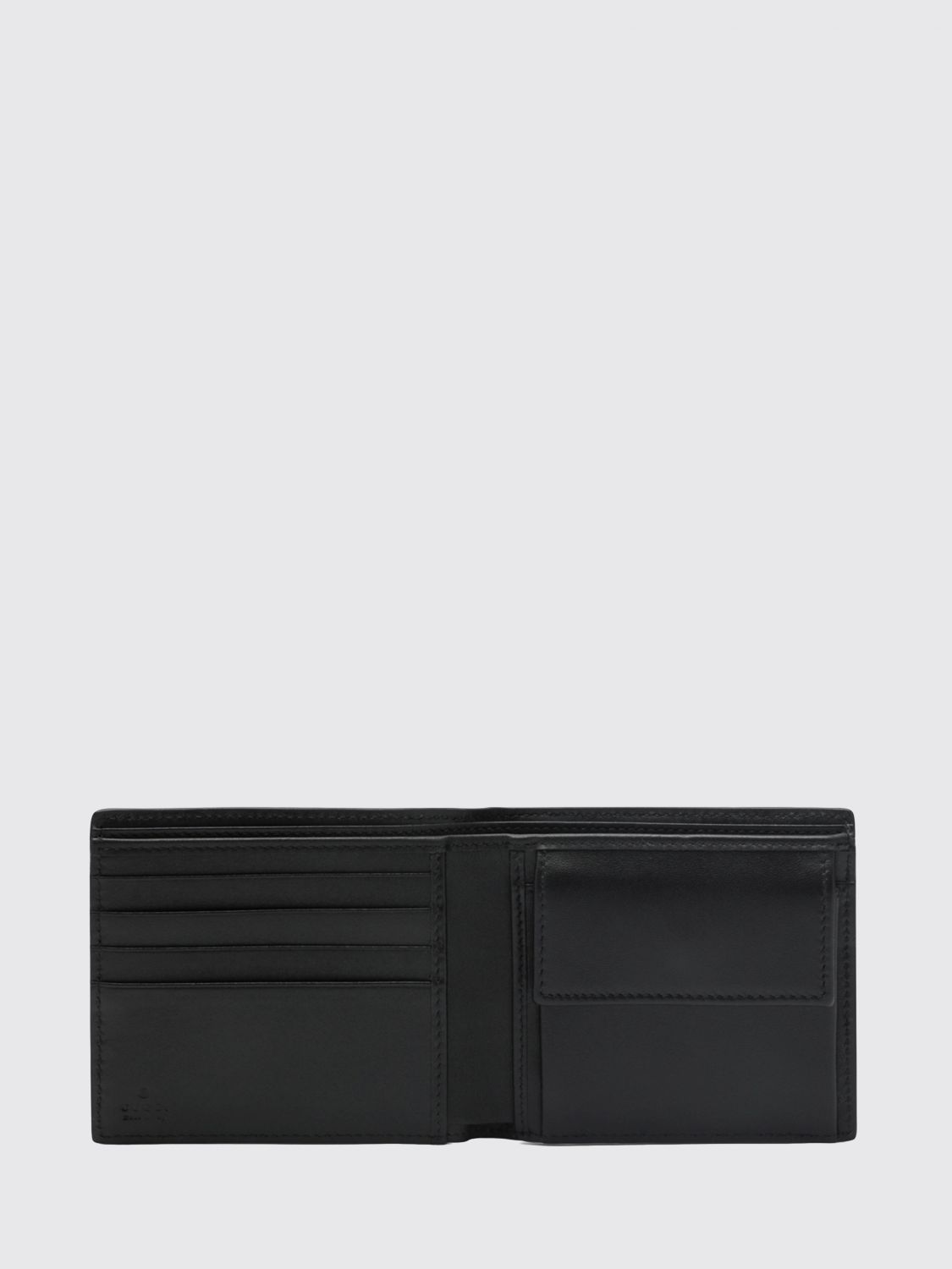 Gucci Men Gg Emblem Embossed Leather Wallet Gucci GUCCI