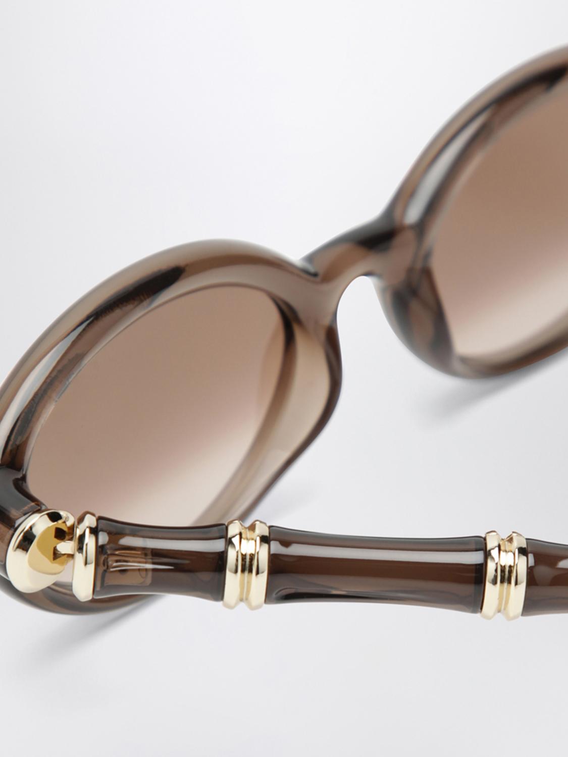 Gucci Women Bamboo Effect Acetate Sunglasses Gucci GUCCI