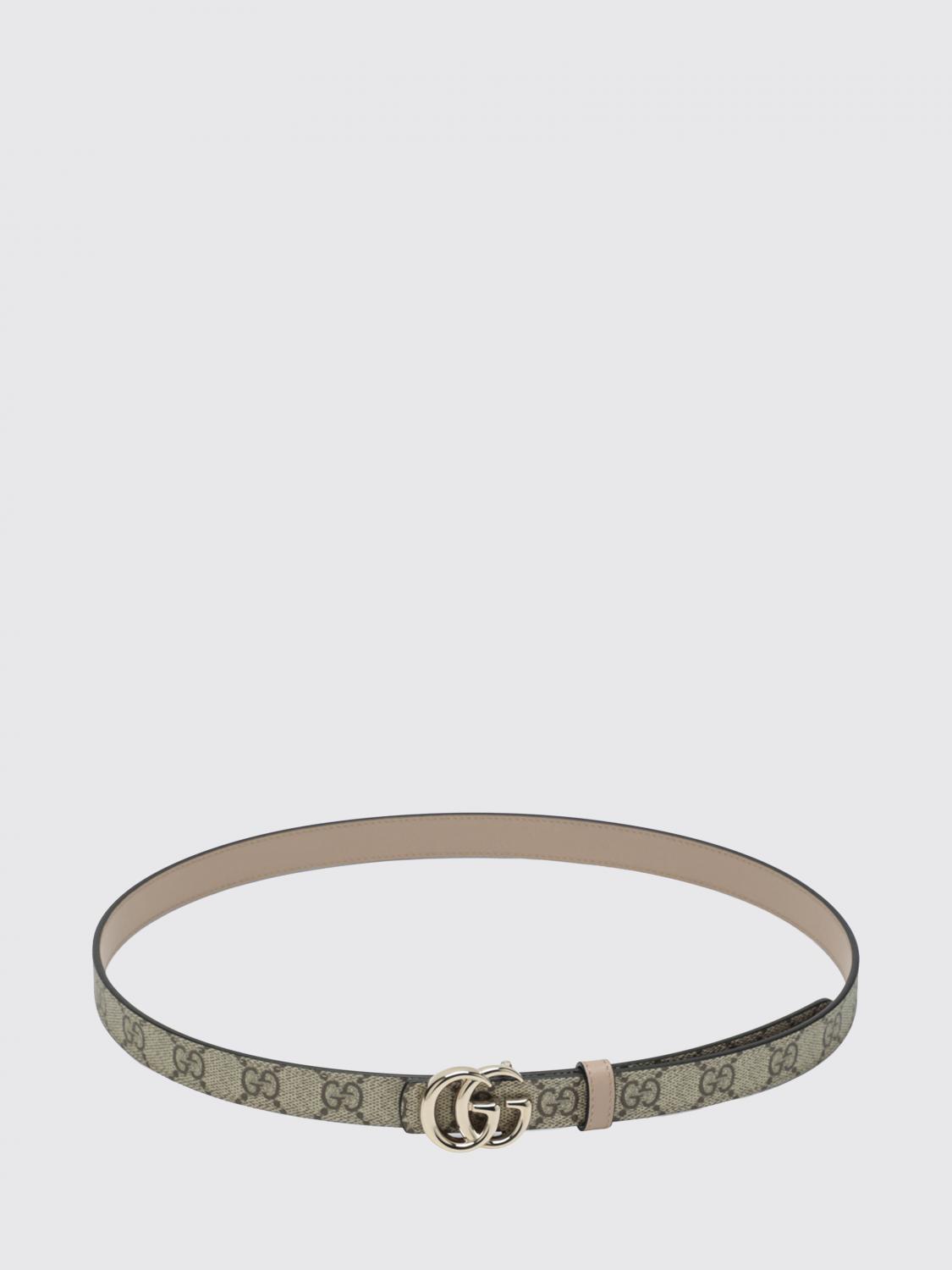 Gucci Belt Woman Beige GUCCI