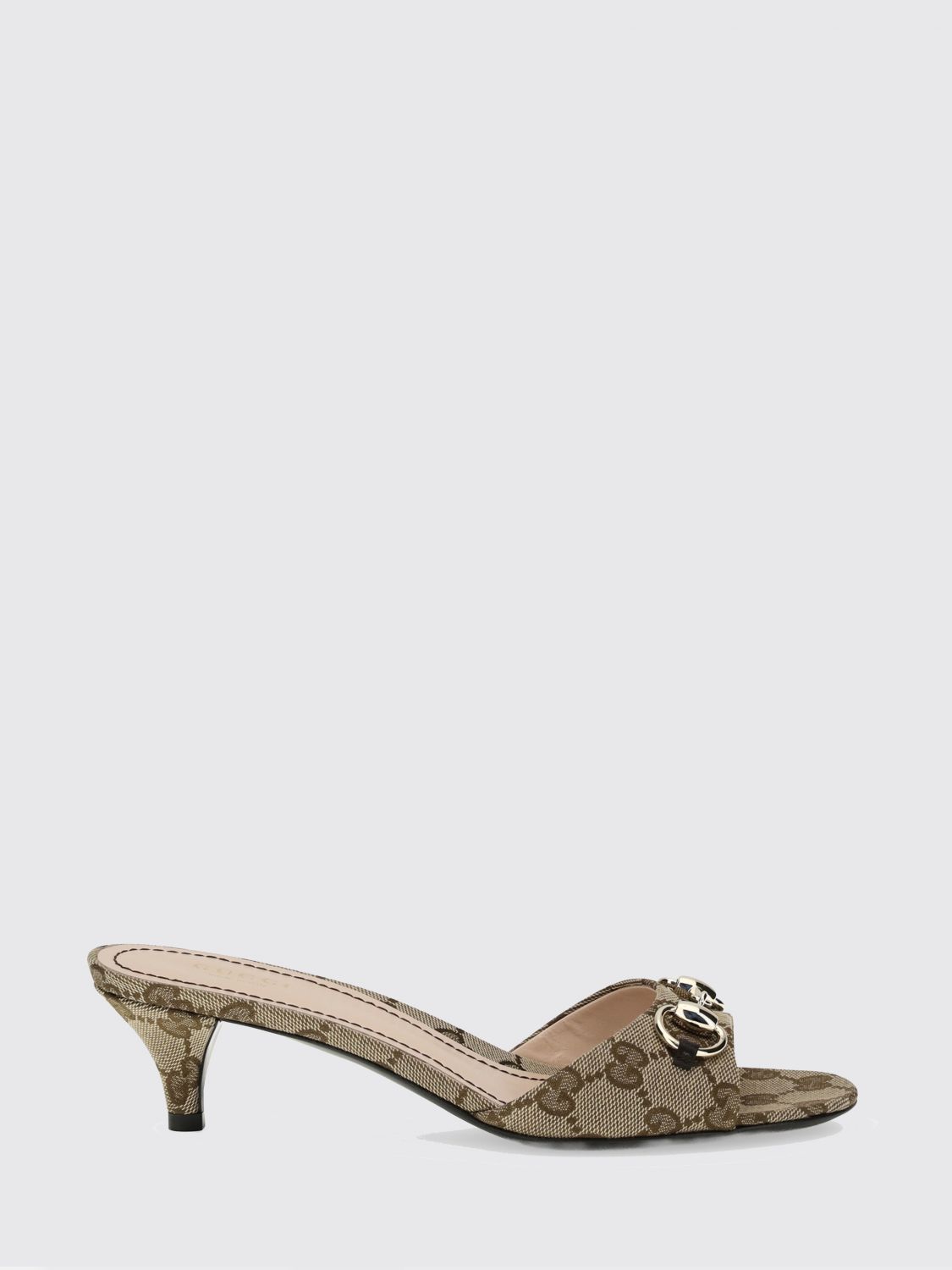 Gucci Heeled Sandal Woman Beige GUCCI