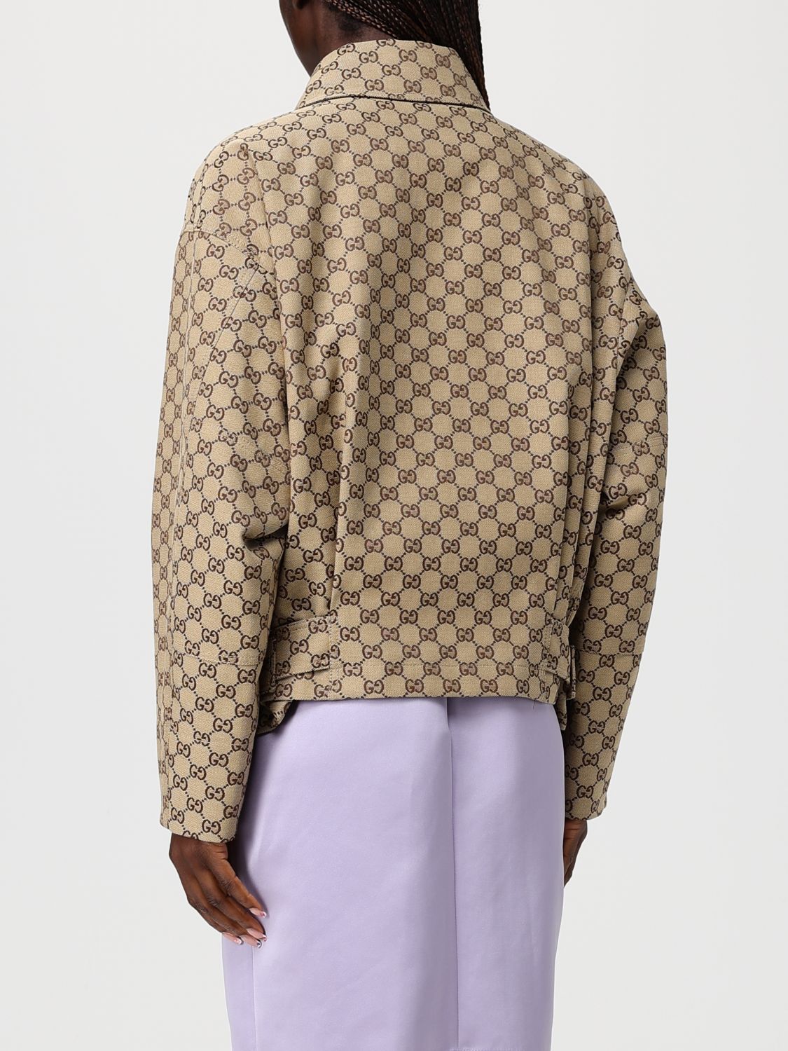 Gucci Jacket Woman Camel GUCCI