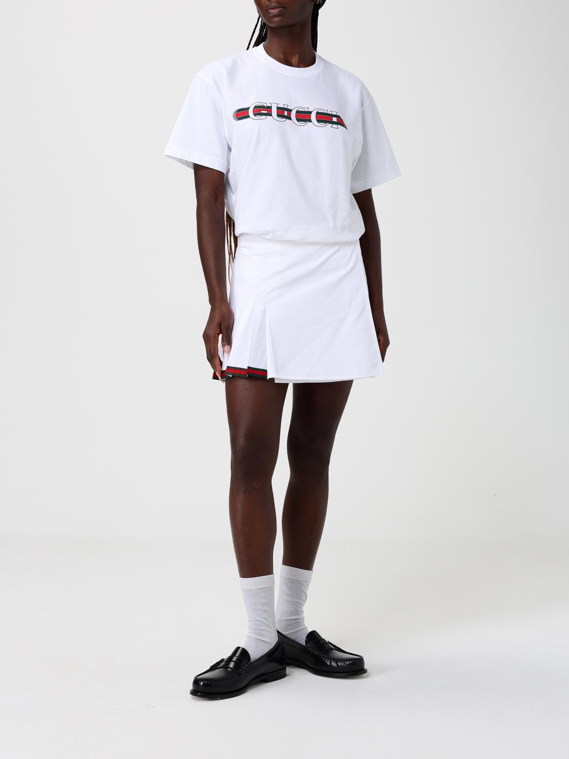 Gucci Skirt Woman White GUCCI