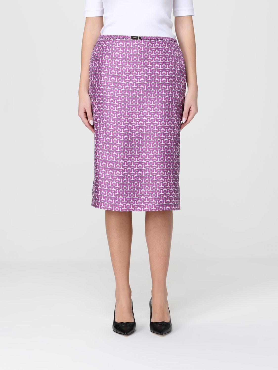 Gucci Skirt Woman Violet GUCCI