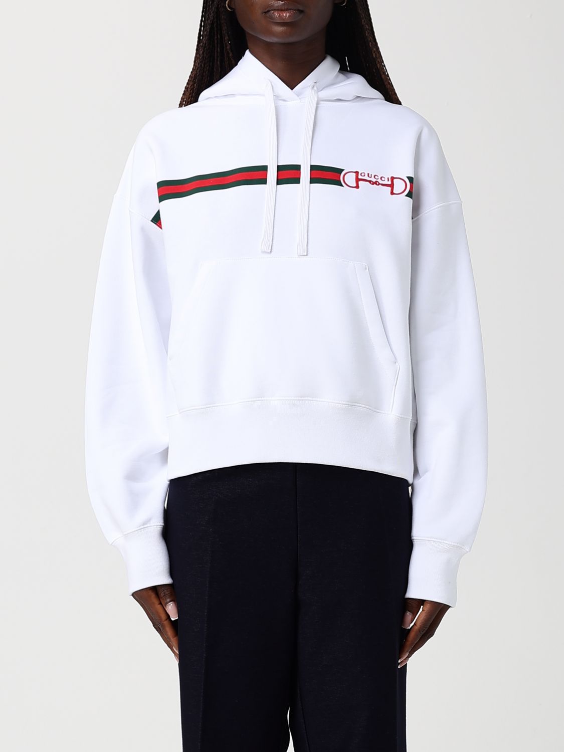 Gucci Sweatshirt Woman White GUCCI