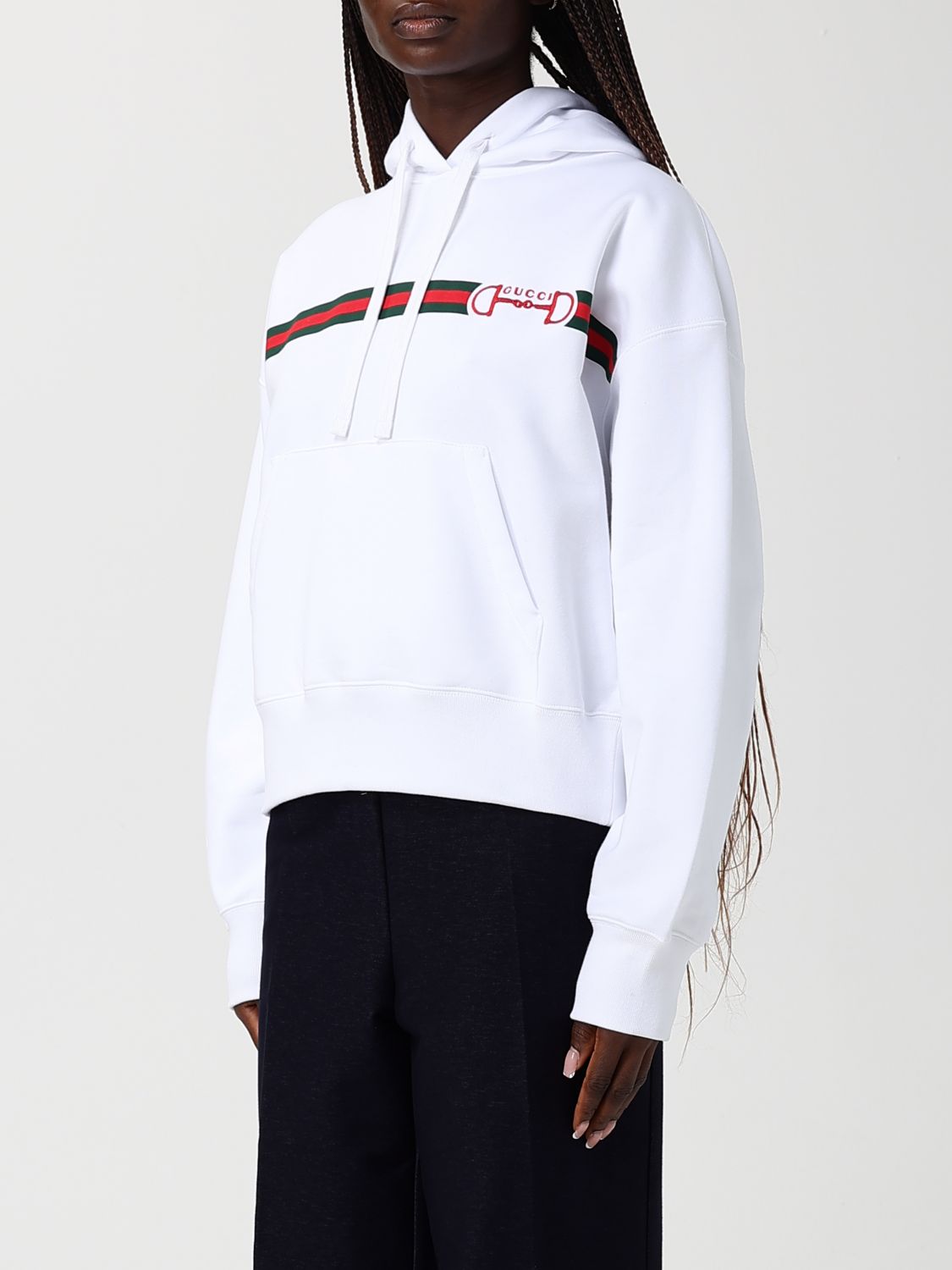 Gucci Sweatshirt Woman White GUCCI