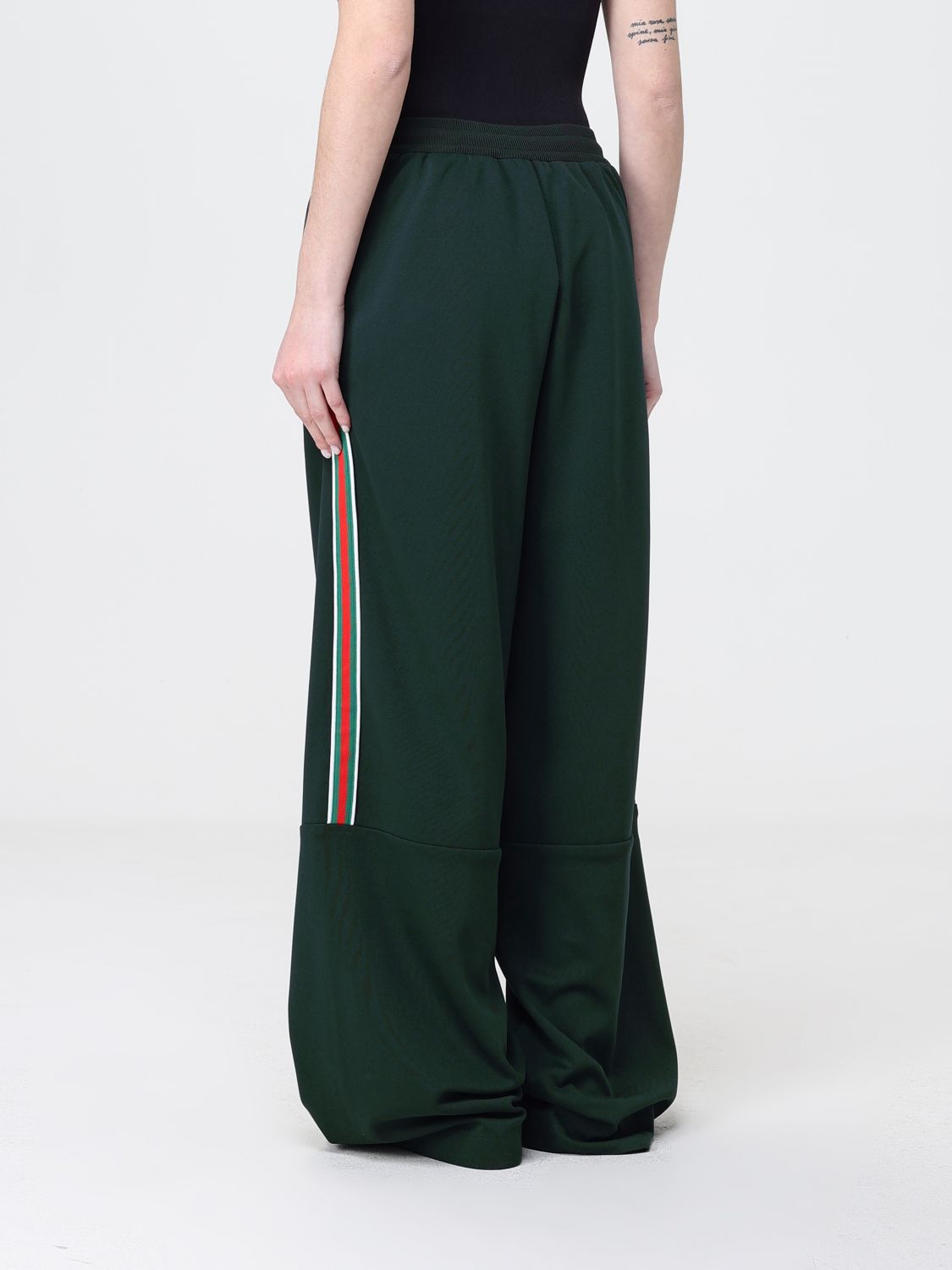 Gucci Pants Woman Green GUCCI