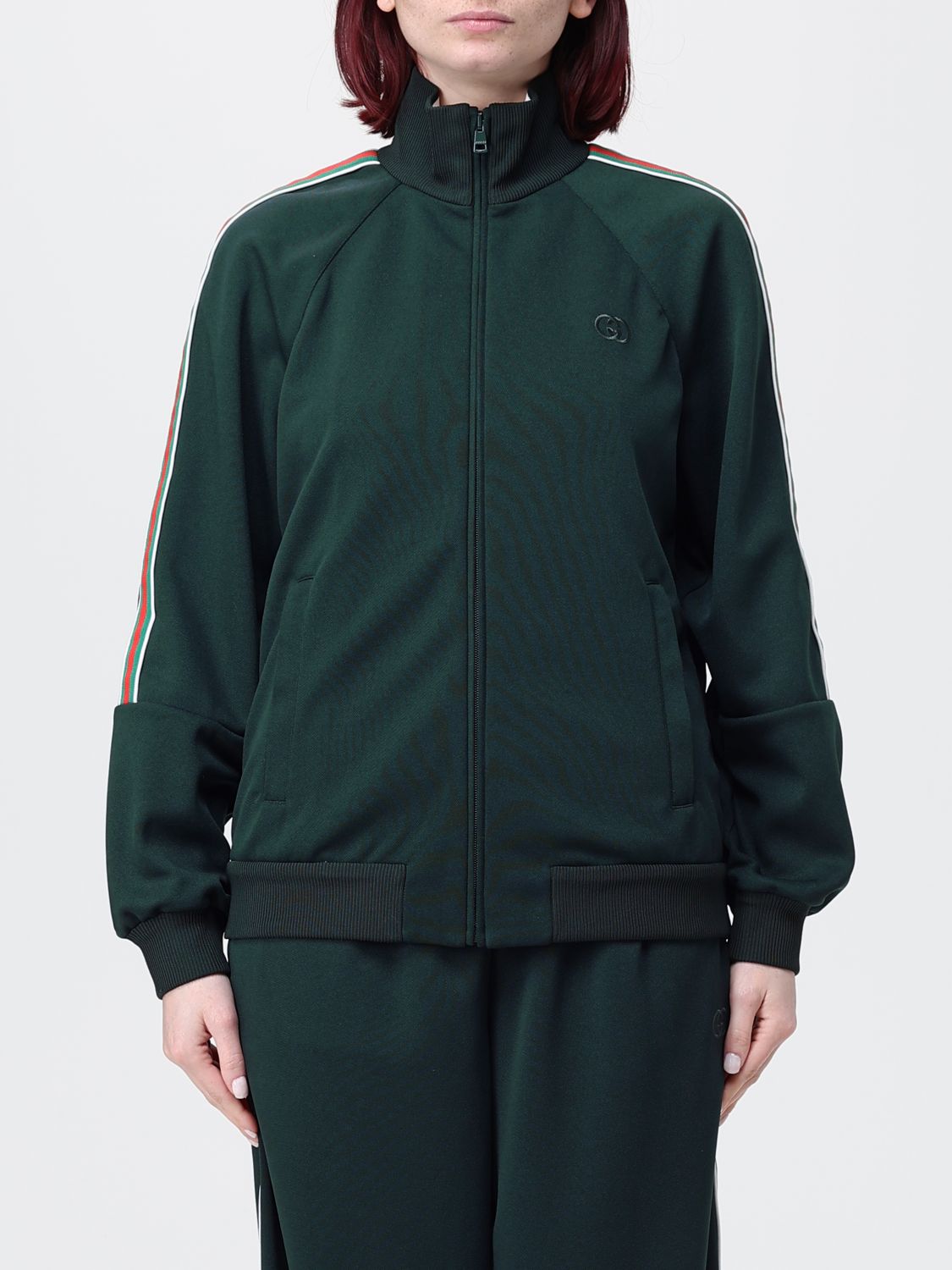 Gucci Sweatshirt Woman Forest Green GUCCI