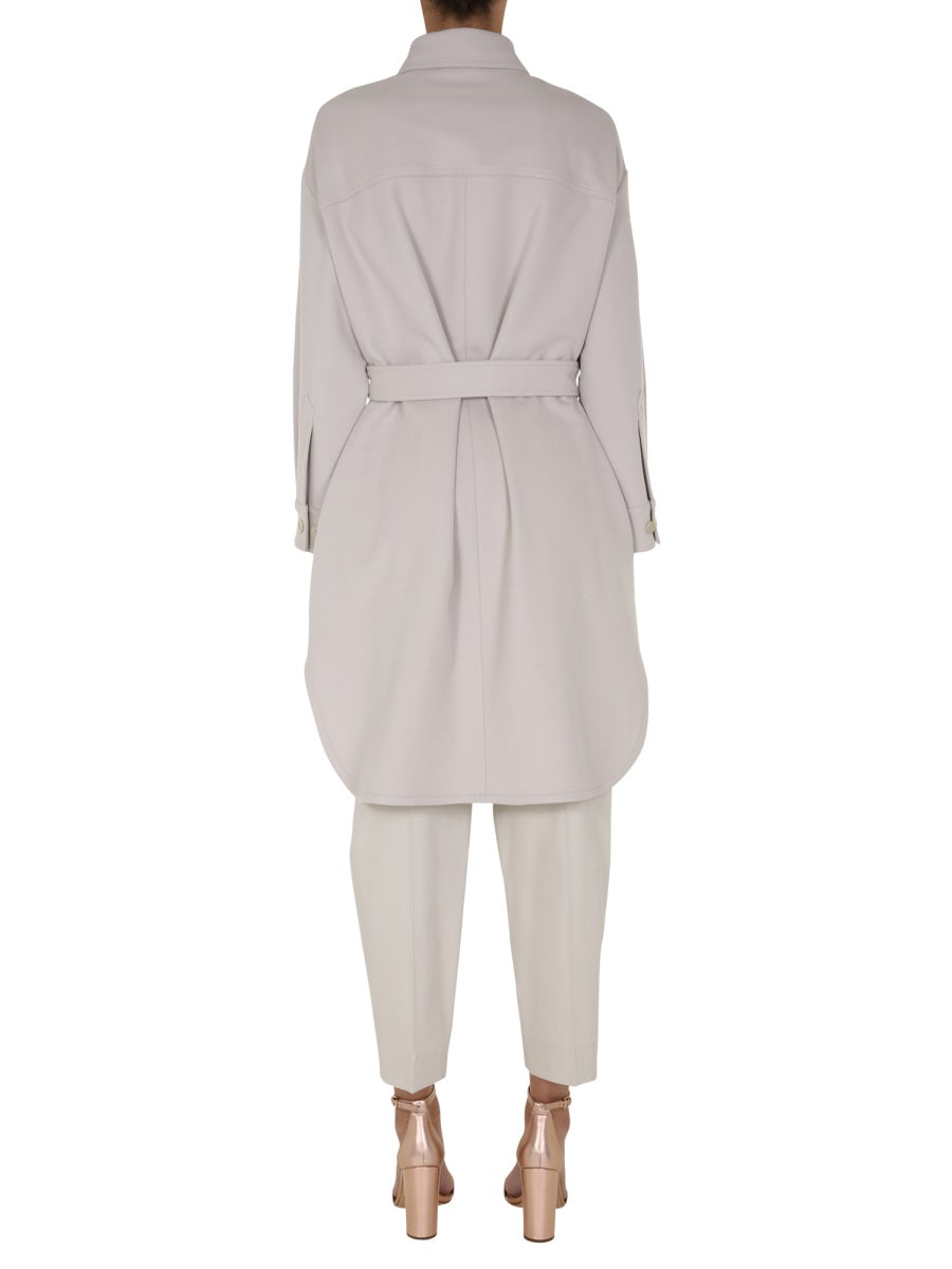 Brunello Cucinelli Women Coat With Belt BRUNELLO CUCINELLI