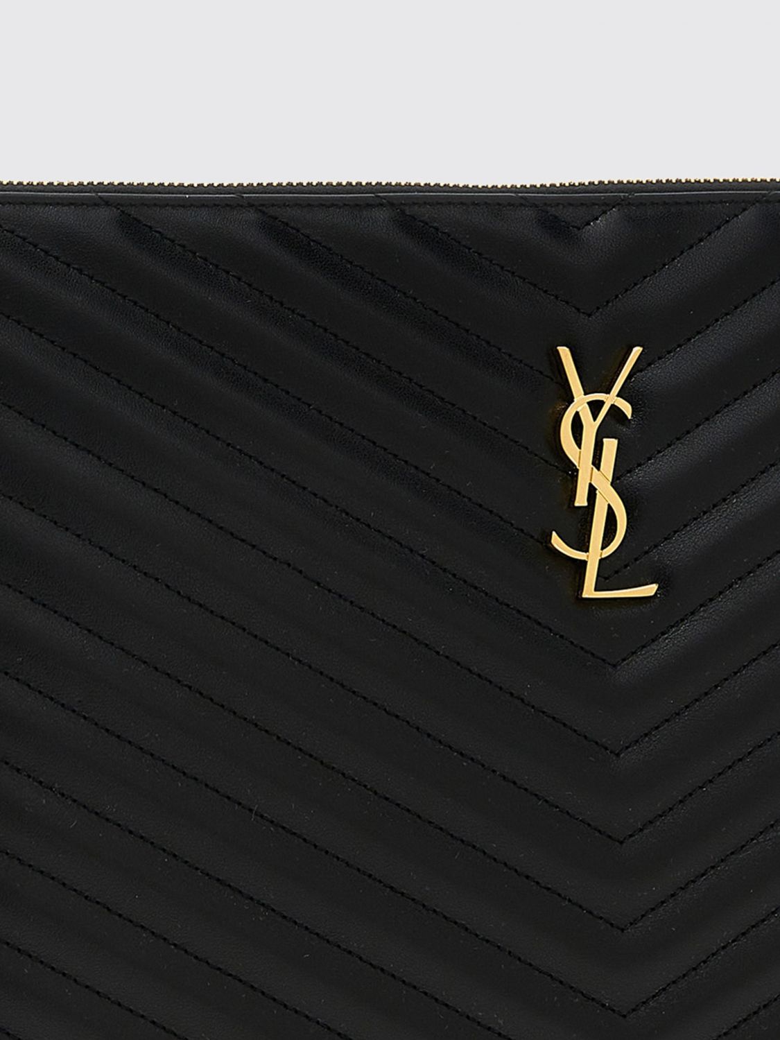 Saint Laurent Clutch Woman Black SAINT LAURENT