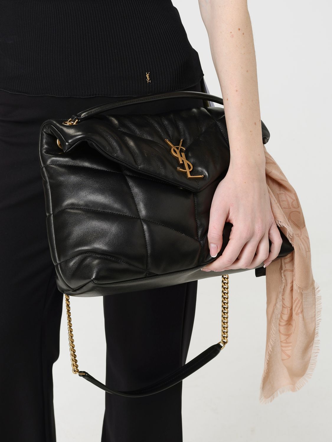 Saint Laurent Shoulder Bag Woman Black SAINT LAURENT