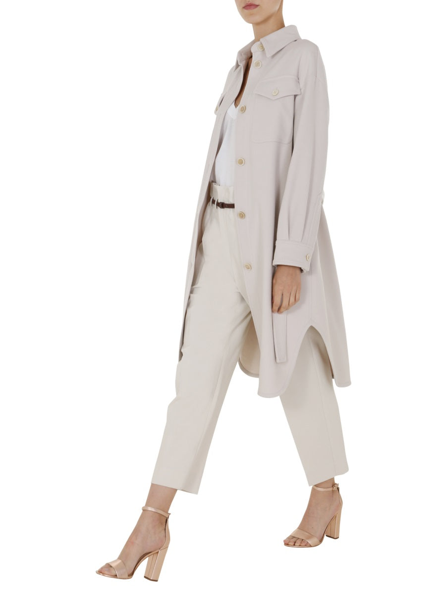 Brunello Cucinelli Women Coat With Belt BRUNELLO CUCINELLI