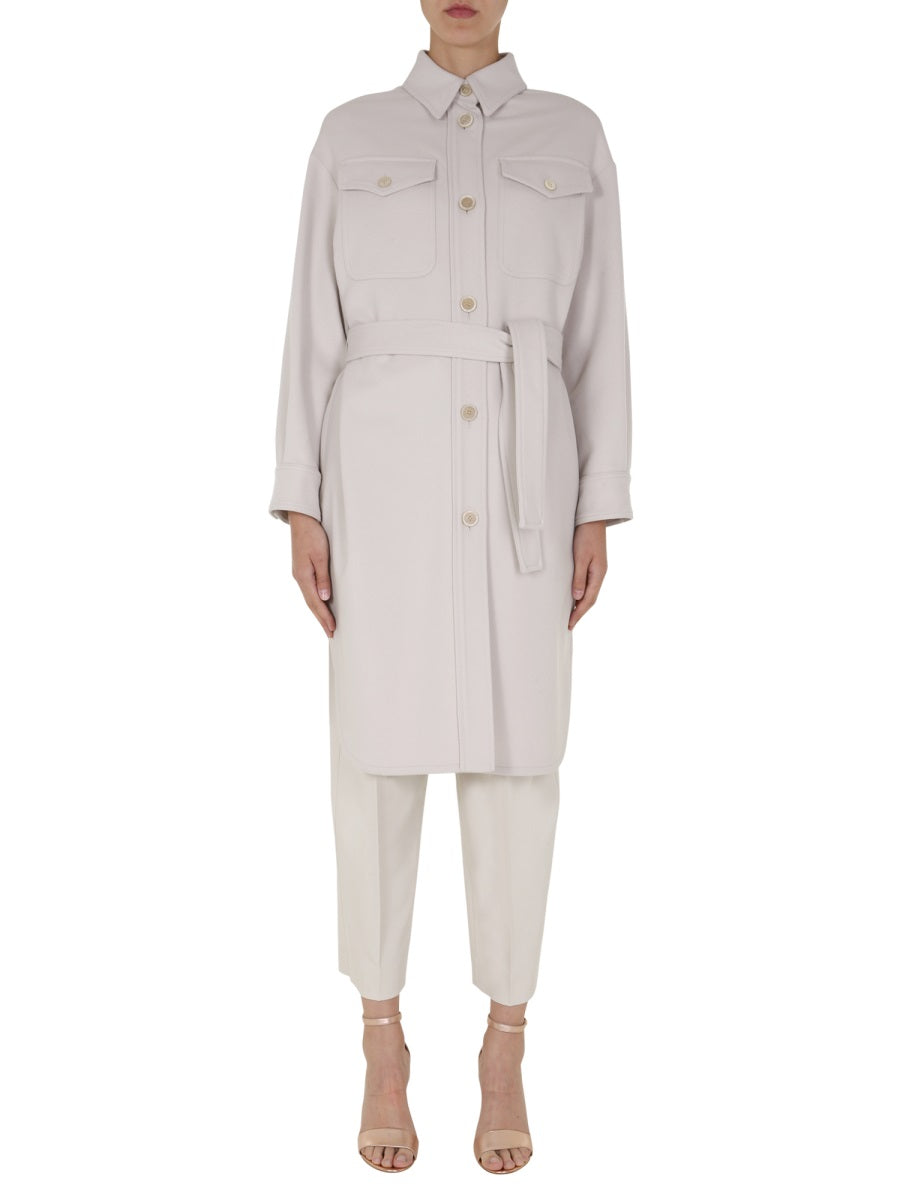 Brunello Cucinelli Women Coat With Belt BRUNELLO CUCINELLI