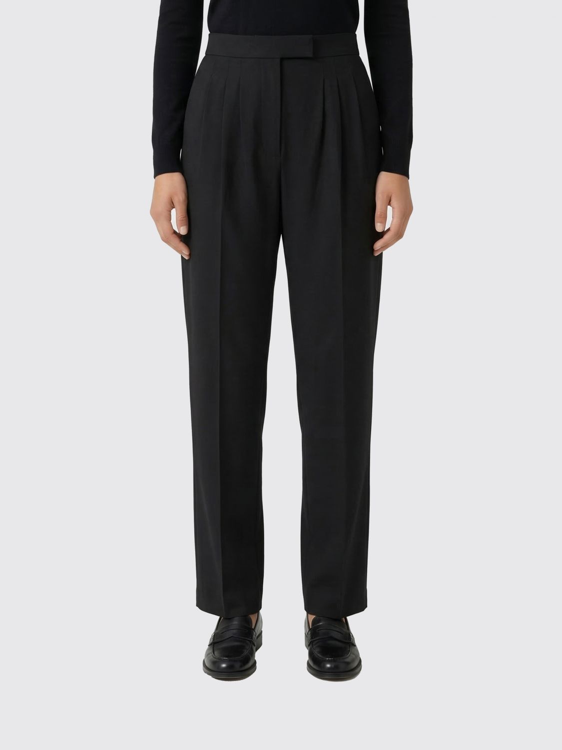 Saint Laurent Pants Woman Black SAINT LAURENT