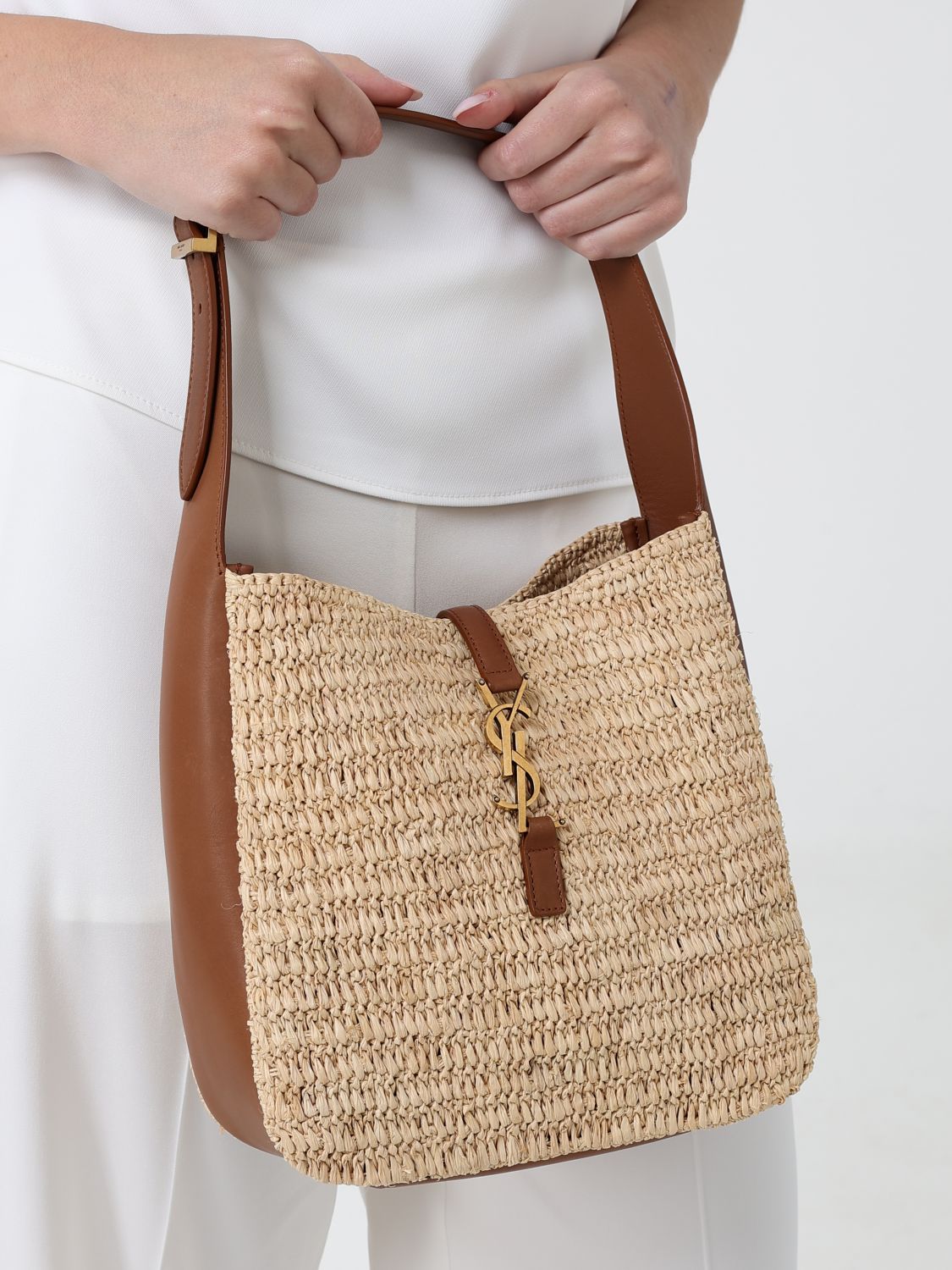Saint Laurent Mini Bag Woman Beige SAINT LAURENT