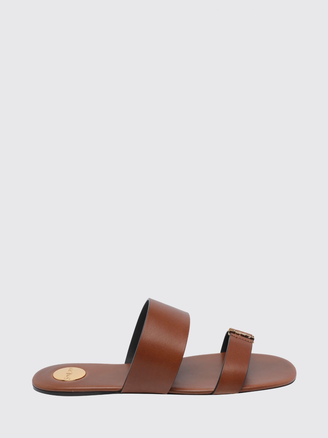 Saint Laurent Heeled Sandal Woman Leather SAINT LAURENT