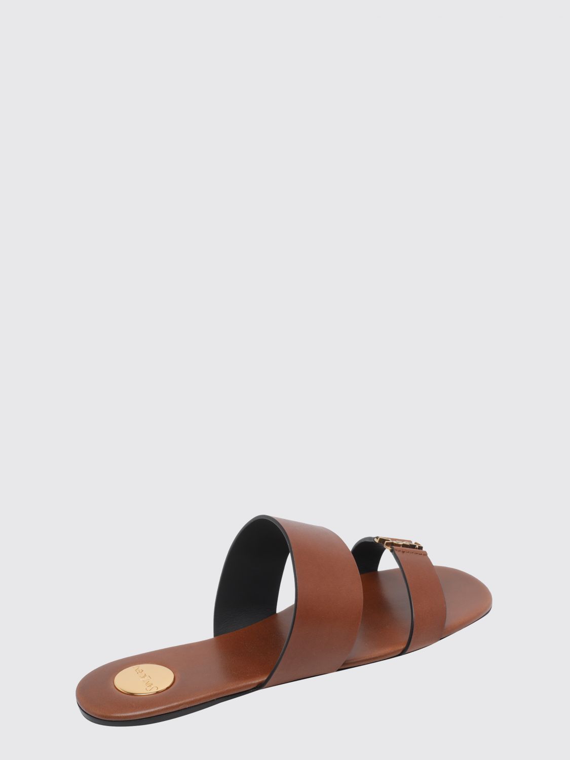 Saint Laurent Heeled Sandal Woman Leather SAINT LAURENT
