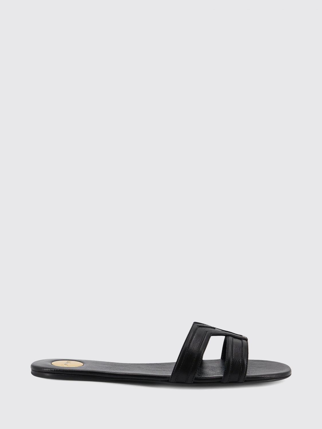 Saint Laurent Heeled Sandal Woman Black SAINT LAURENT