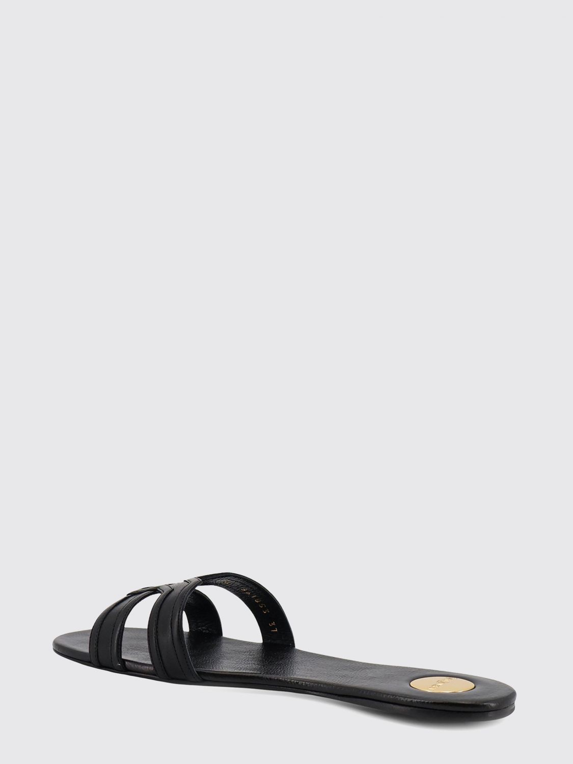 Saint Laurent Heeled Sandal Woman Black SAINT LAURENT