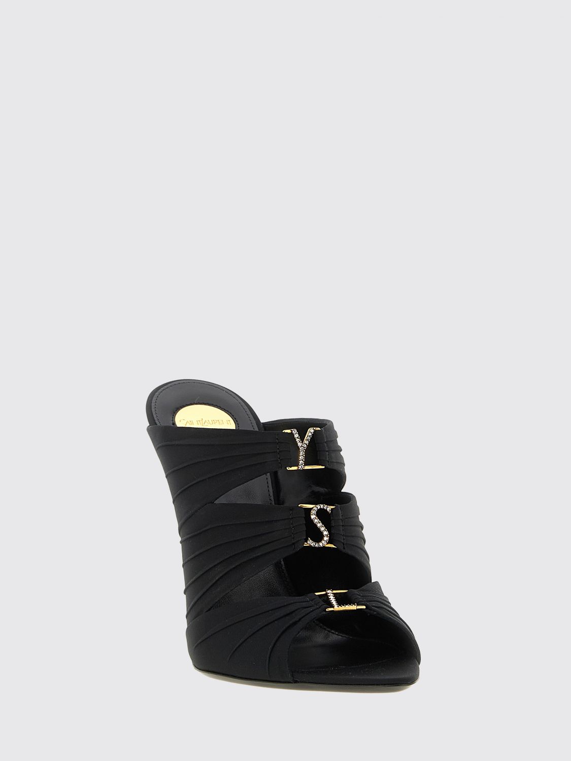 Saint Laurent Heeled Sandal Woman Black SAINT LAURENT