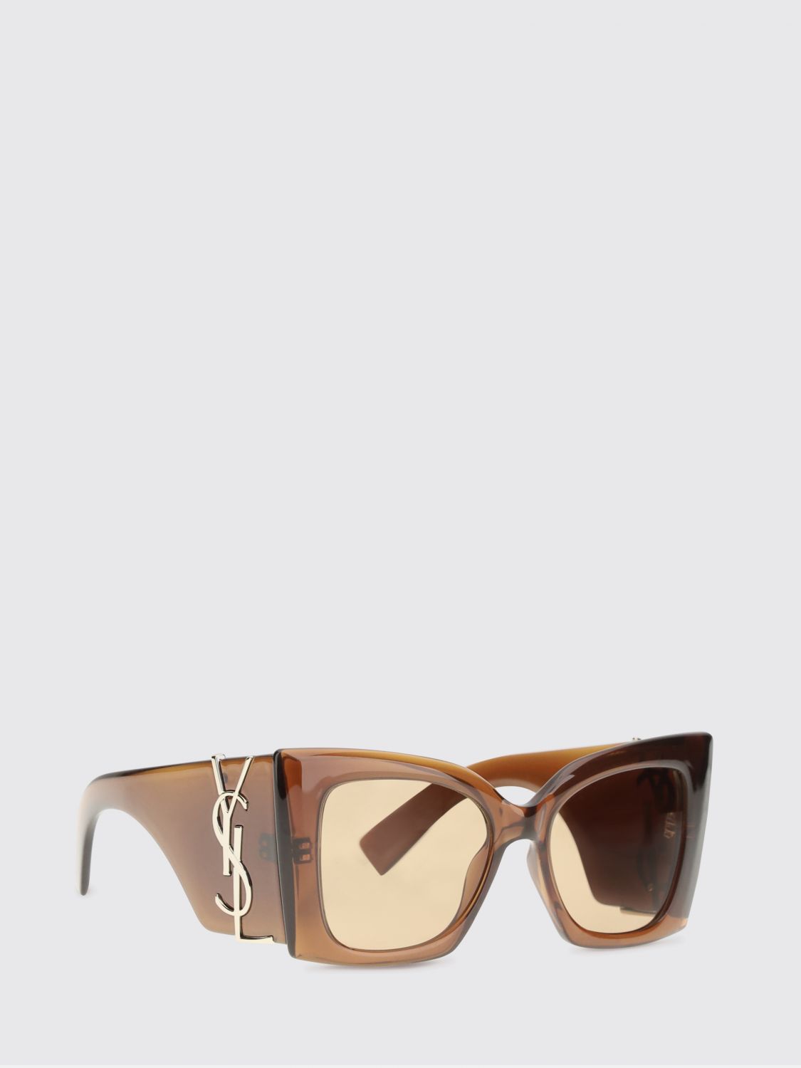 Saint Laurent Sunglasses Woman Brown SAINT LAURENT
