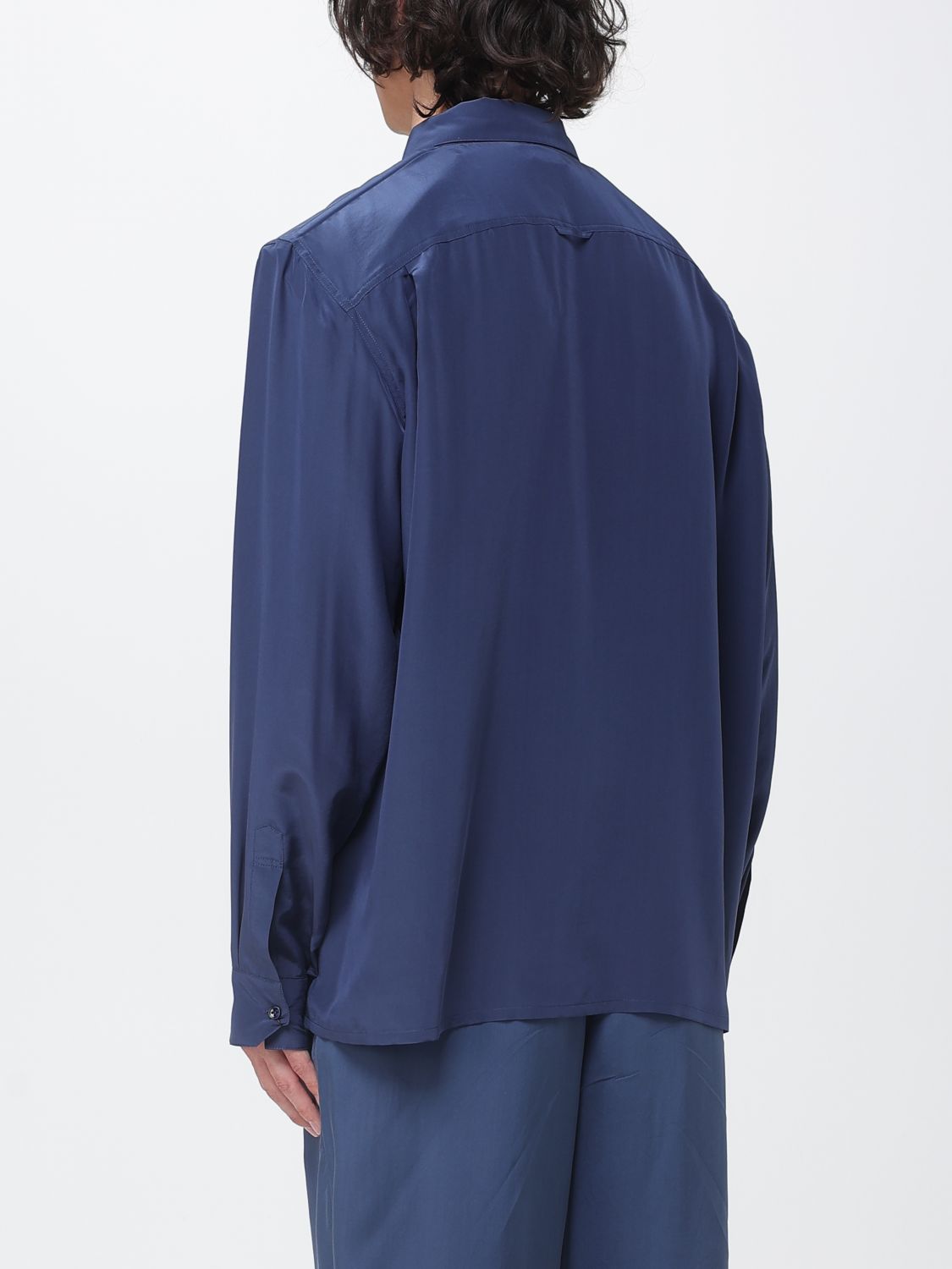 Saint Laurent Shirt Men Blue SAINT LAURENT