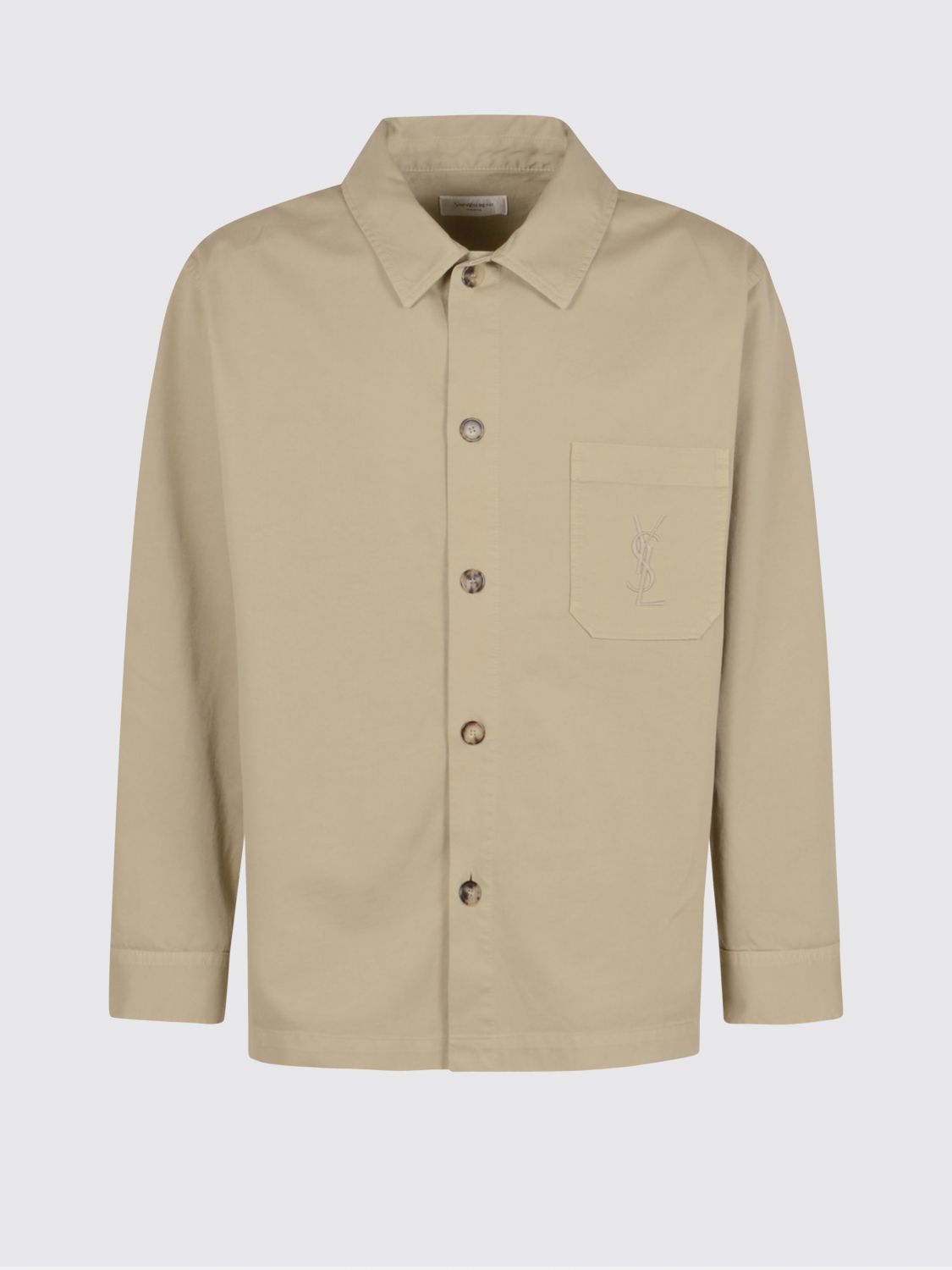 Saint Laurent Jacket Men Beige SAINT LAURENT