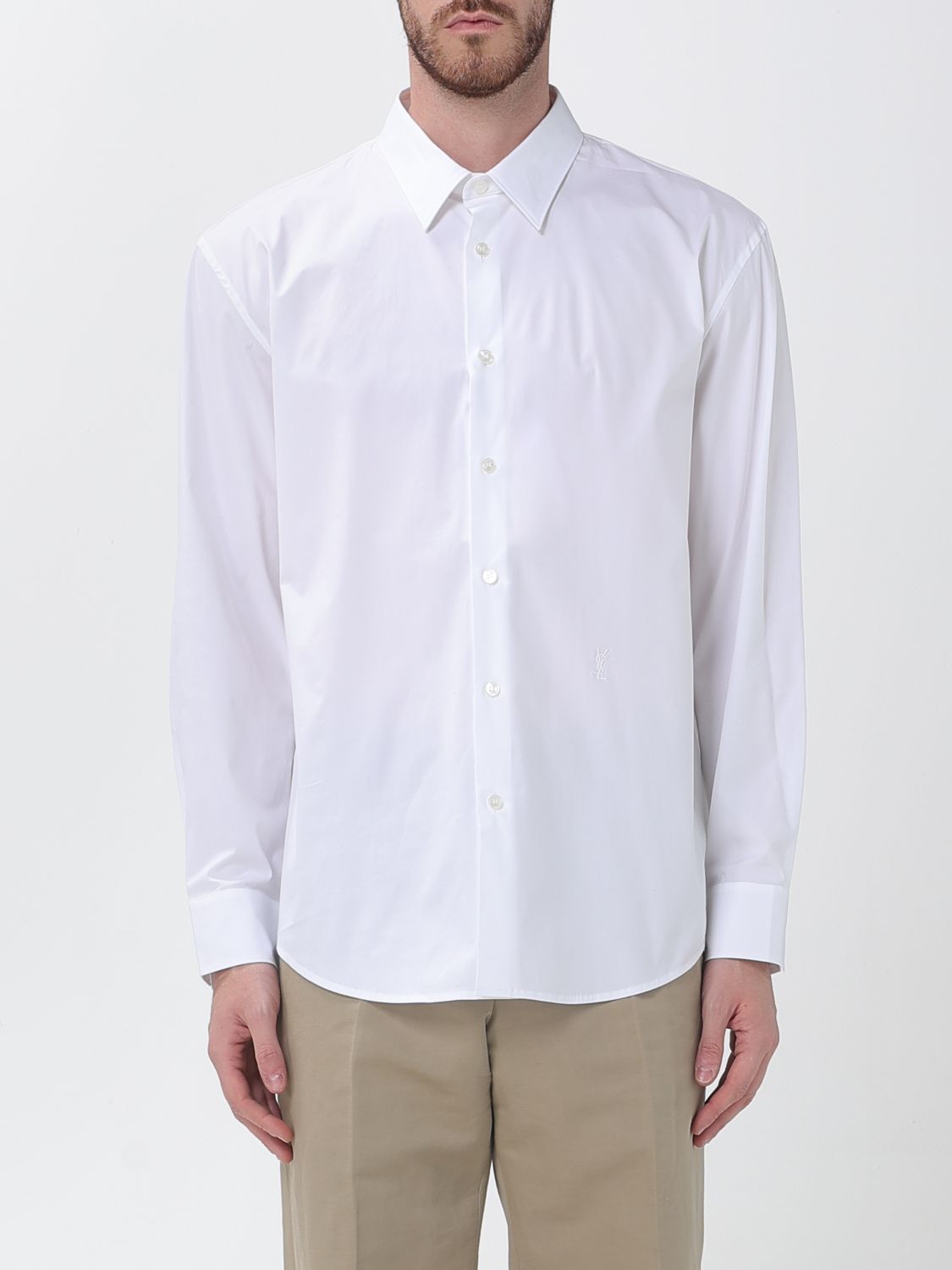 Saint Laurent Shirt Men White SAINT LAURENT